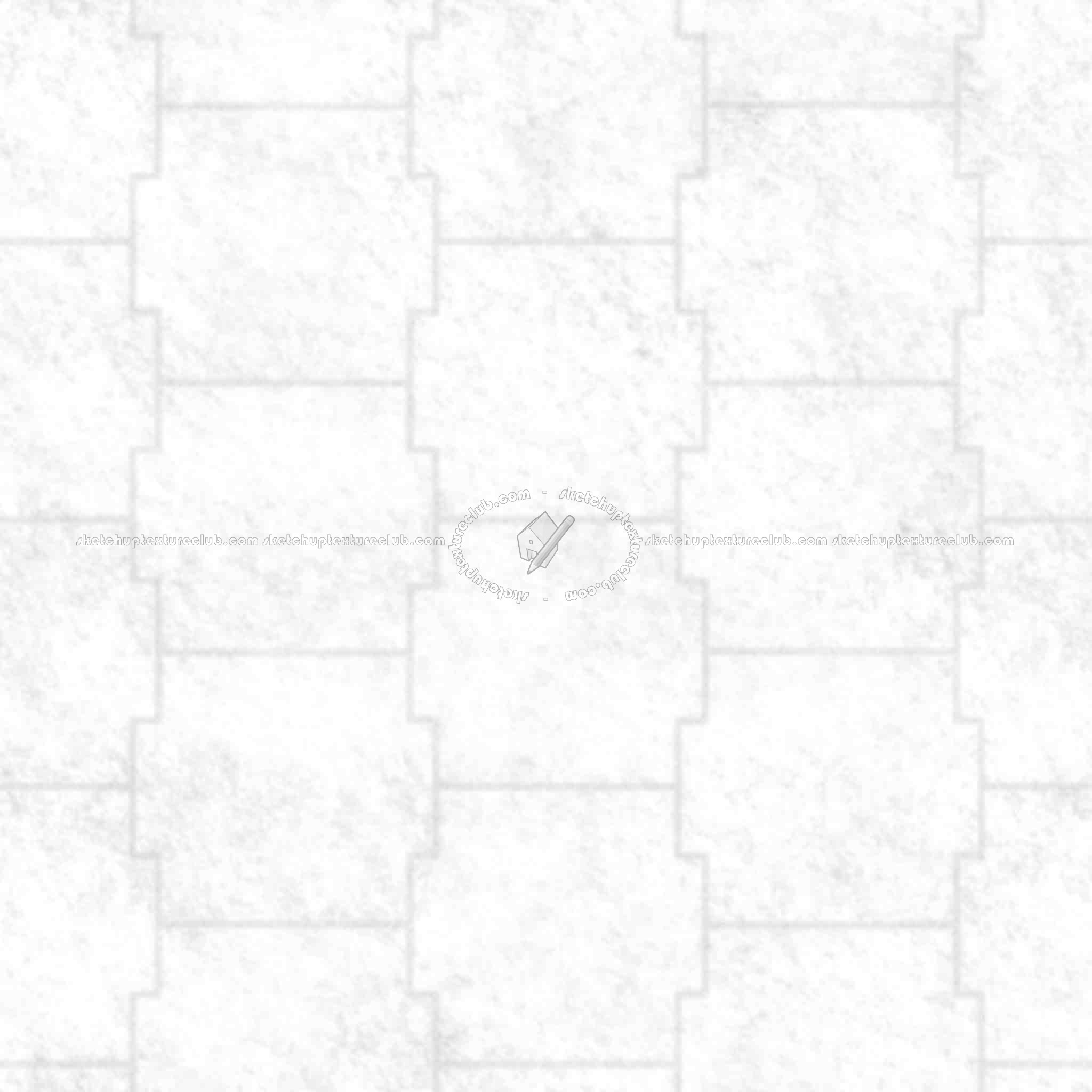 Textures   -   ARCHITECTURE   -   PAVING OUTDOOR   -   Pavers stone   -   Blocks mixed  - Pavers stone mixed size texture seamless 06174 - Ambient occlusion