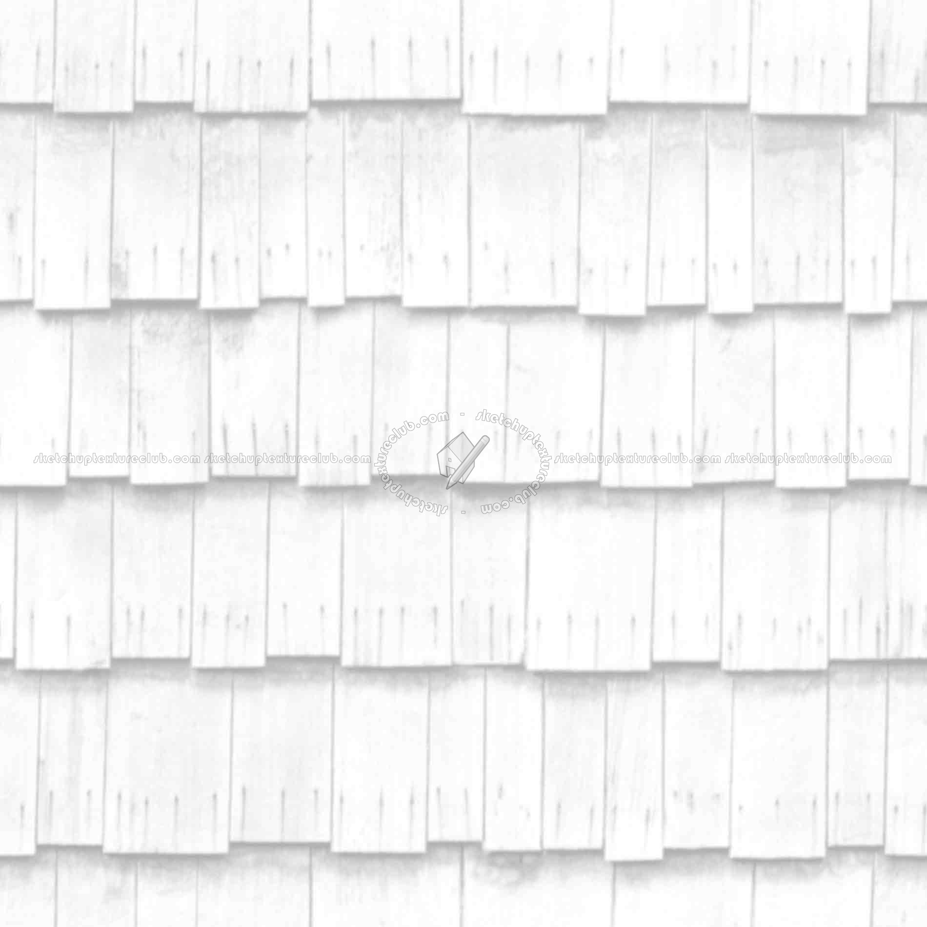 Textures   -   ARCHITECTURE   -   ROOFINGS   -   Shingles wood  - Wood shingle roof texture seamless 03867 - Ambient occlusion
