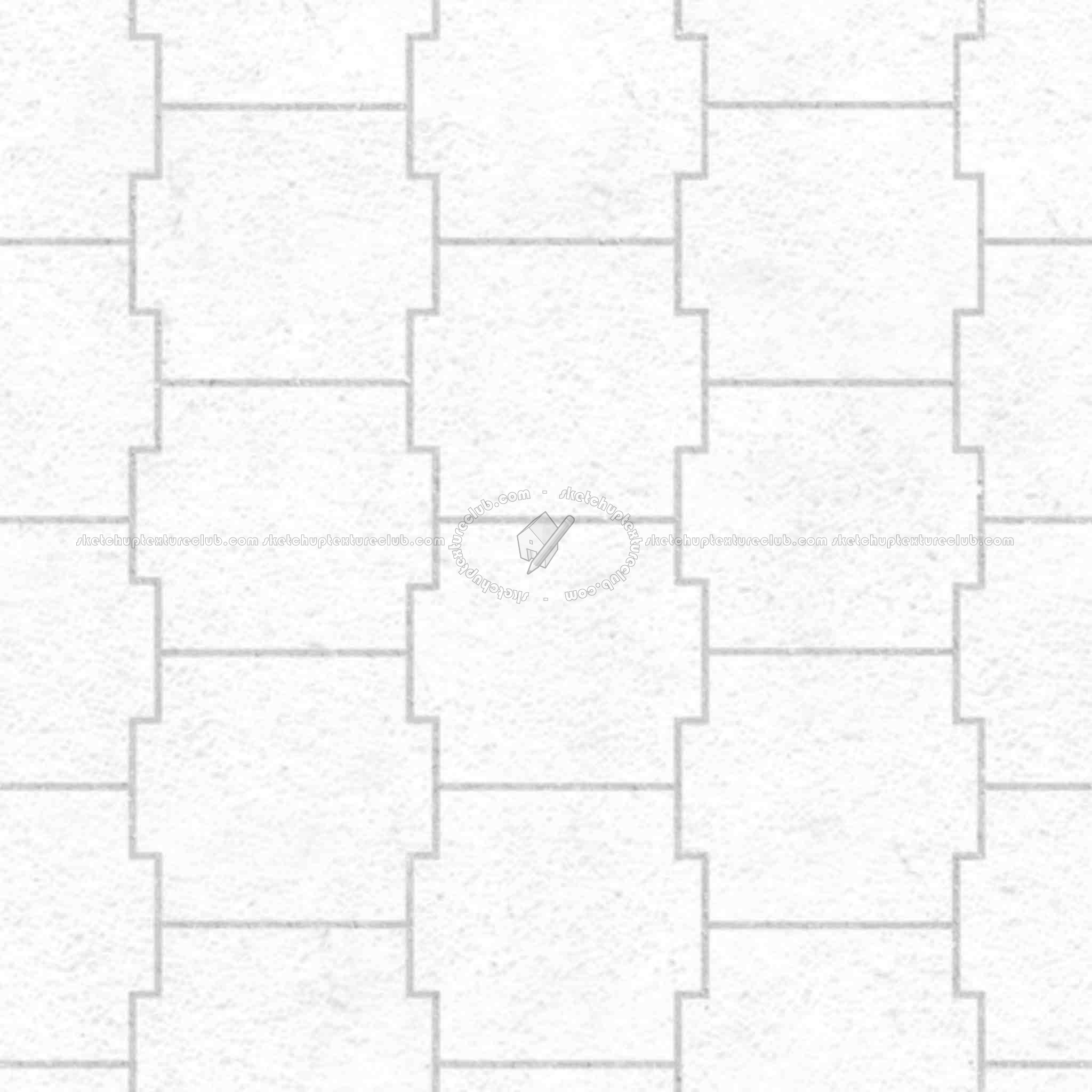 Textures   -   ARCHITECTURE   -   PAVING OUTDOOR   -   Pavers stone   -   Blocks mixed  - Pavers stone mixed size texture seamless 06175 - Ambient occlusion