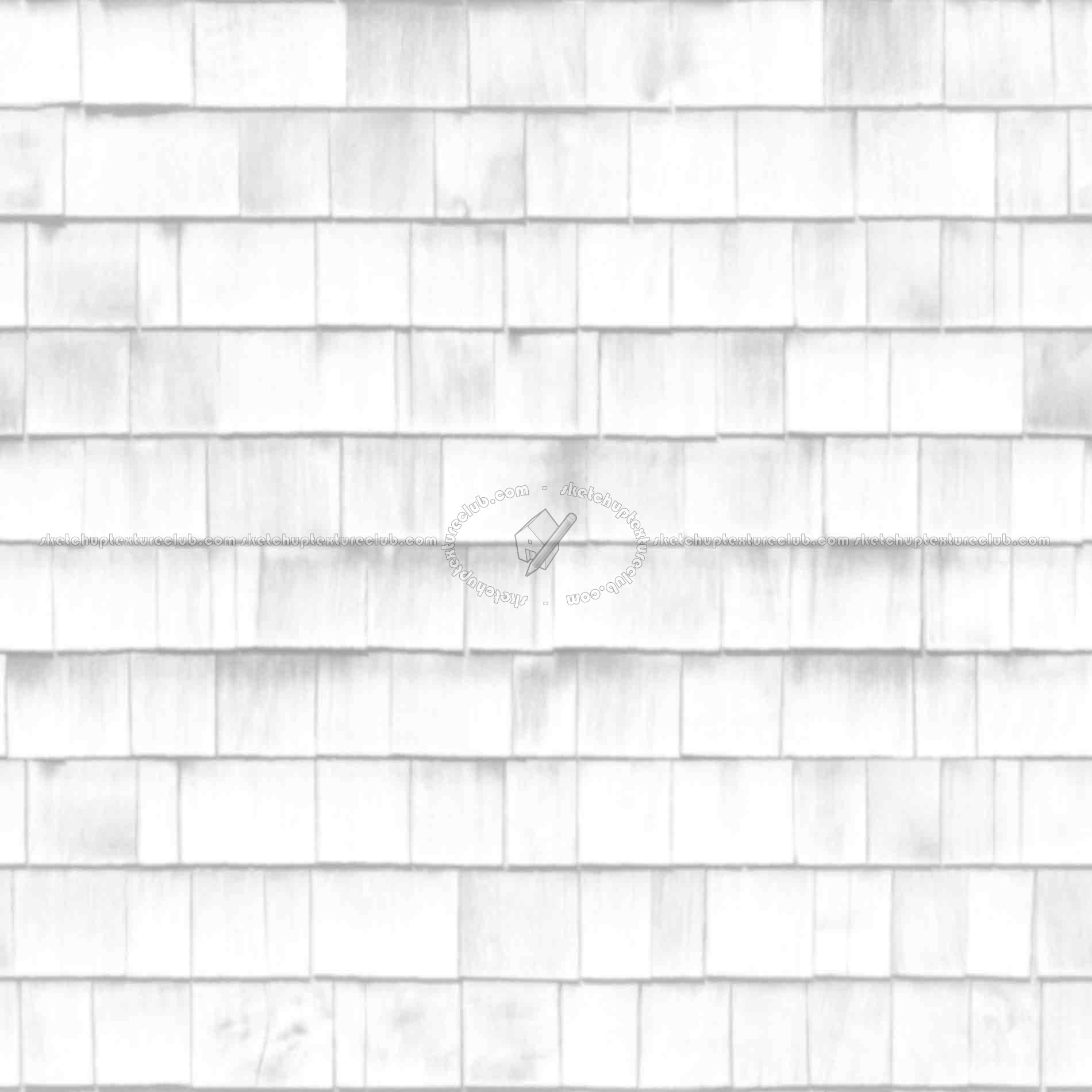 Textures   -   ARCHITECTURE   -   ROOFINGS   -   Shingles wood  - Wood shingle roof texture seamless 03868 - Ambient occlusion