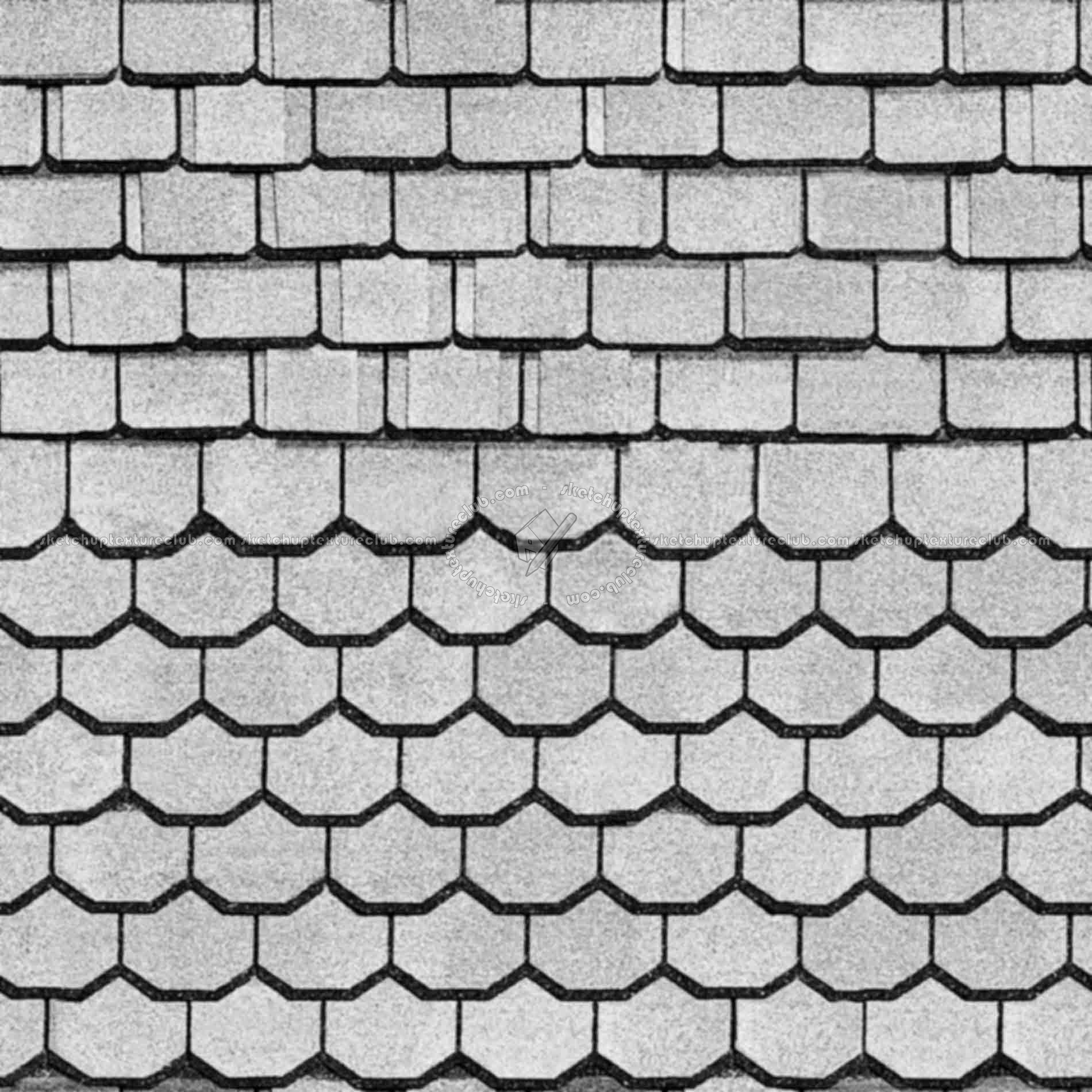 Textures   -   ARCHITECTURE   -   ROOFINGS   -   Asphalt roofs  - Asphalt roofing texture seamless 03258 - Bump