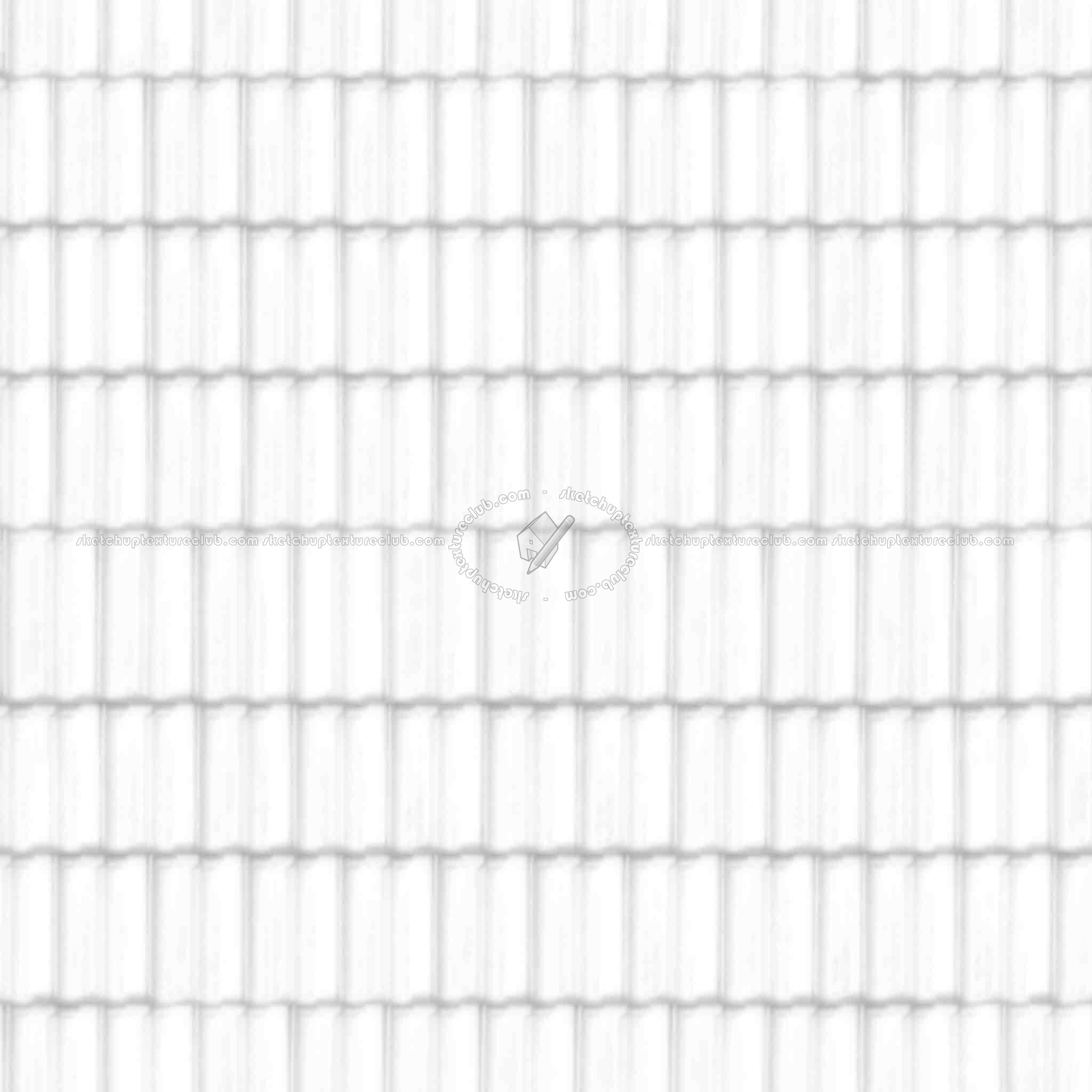 Textures   -   ARCHITECTURE   -   ROOFINGS   -   Clay roofs  - Clay roofing Cote de Nuits texture seamless 03348 - Ambient occlusion