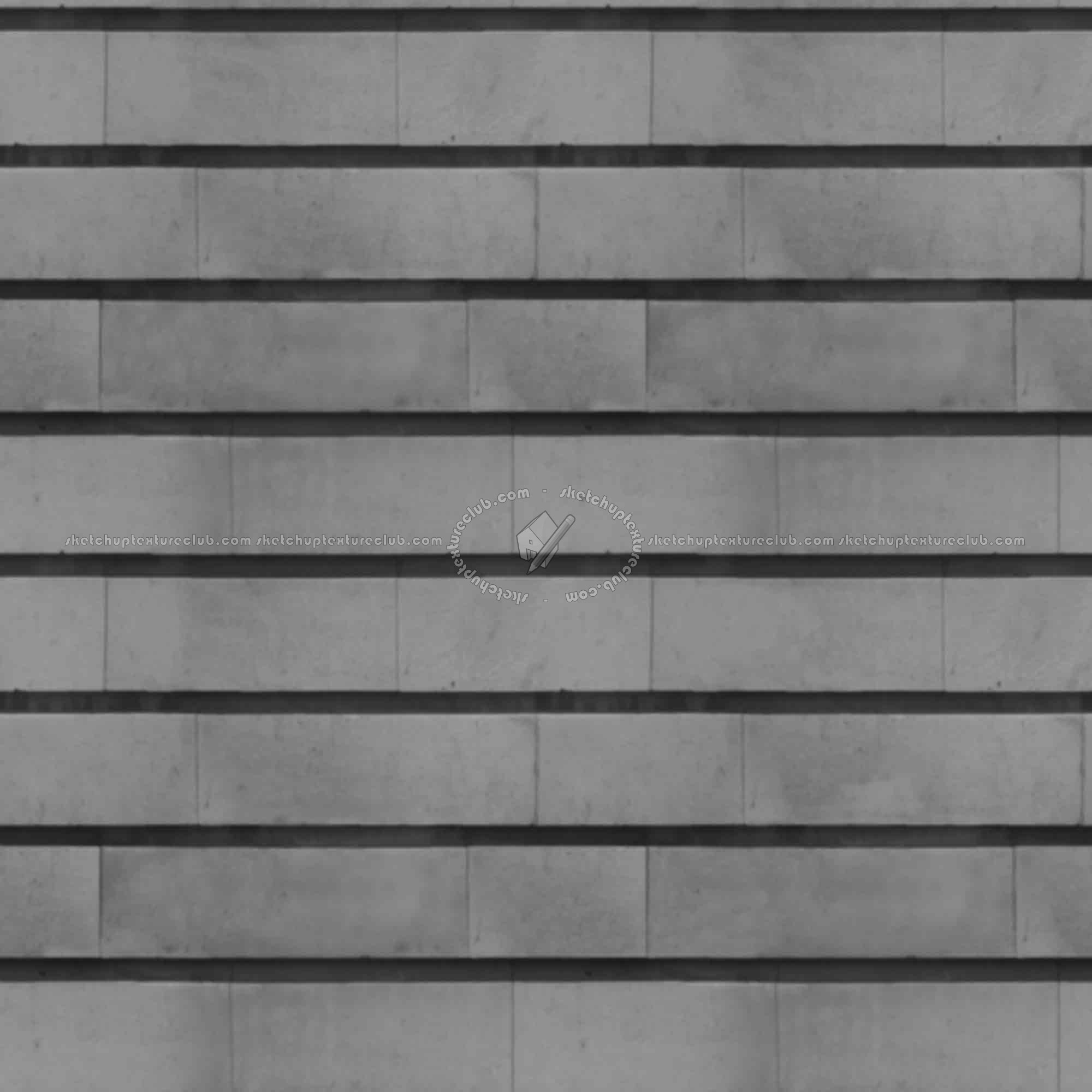 Textures   -   ARCHITECTURE   -   CONCRETE   -   Plates   -   Clean  - Concrete clean plates wall texture seamless 01631 - Displacement