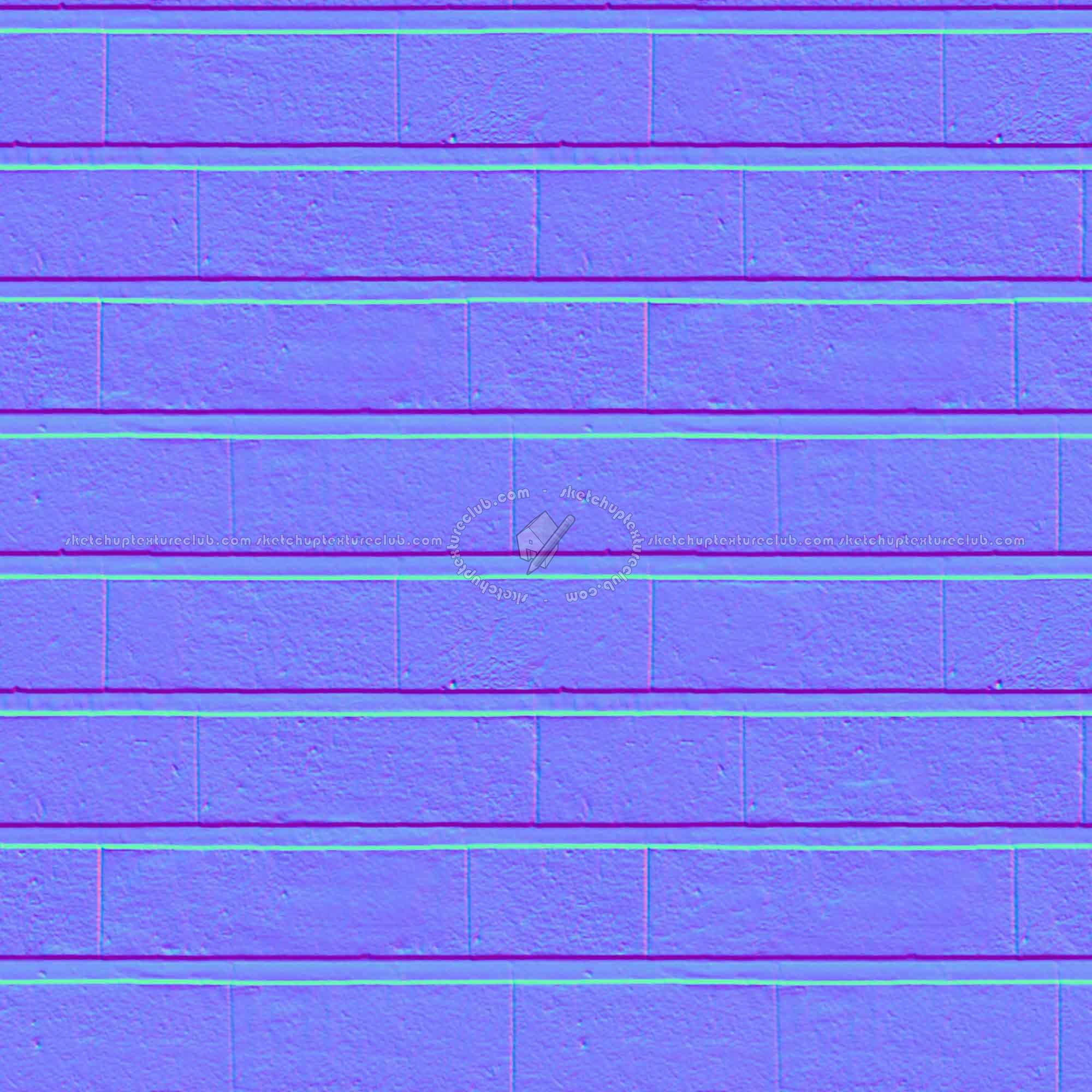 Textures   -   ARCHITECTURE   -   CONCRETE   -   Plates   -   Clean  - Concrete clean plates wall texture seamless 01631 - Normal