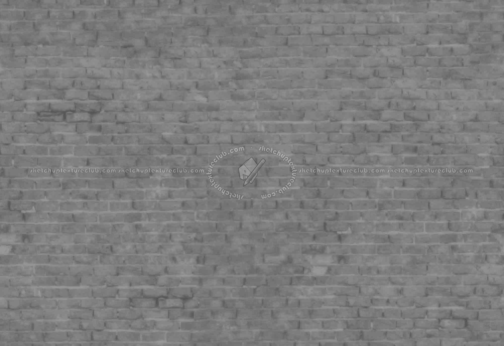 Textures   -   ARCHITECTURE   -   BRICKS   -   Damaged bricks  - Damaged bricks texture seamless 00110 - Displacement