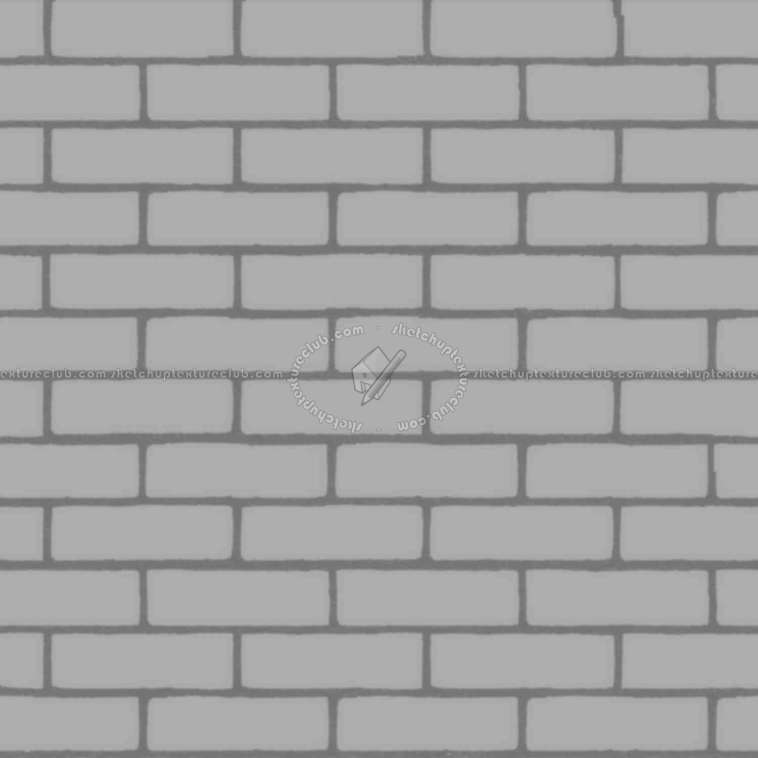Textures   -   ARCHITECTURE   -   BRICKS   -   Facing Bricks   -   Smooth  - Facing smooth bricks texture seamless 00258 - Displacement