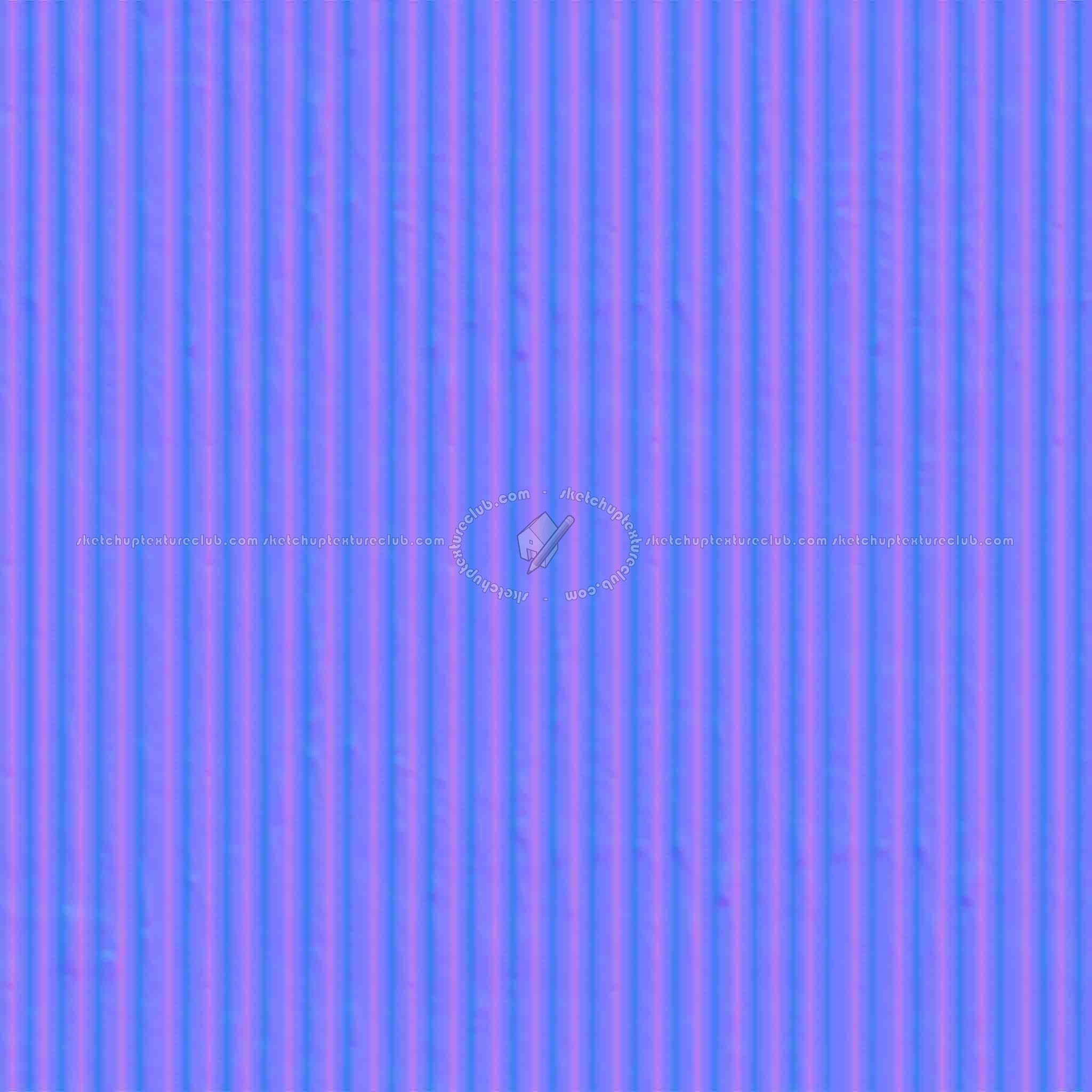 Textures   -   MATERIALS   -   METALS   -   Corrugated  - Painted dirty corrugated metal texture seamless 09926 - Normal