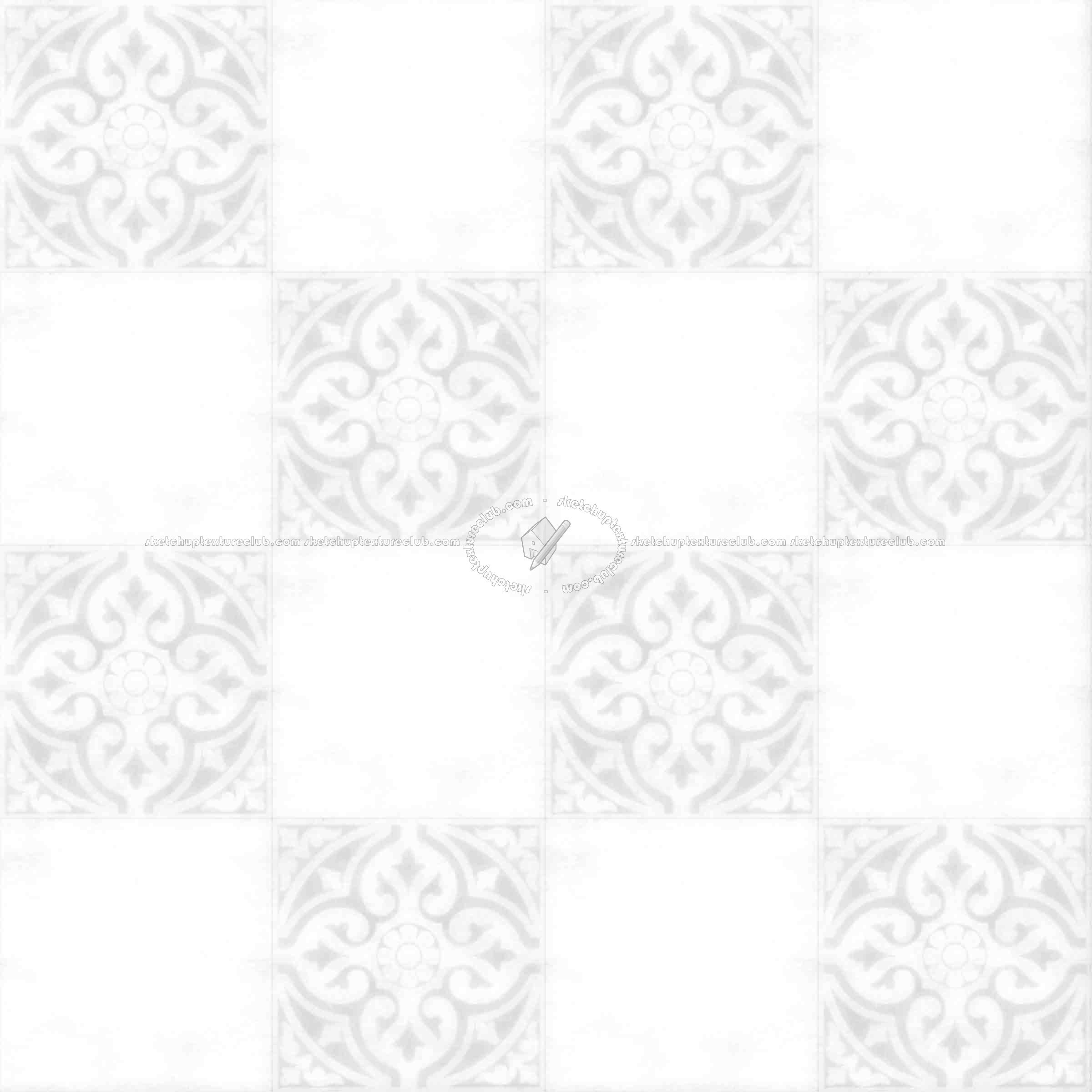 Textures   -   ARCHITECTURE   -   TILES INTERIOR   -   Marble tiles   -   Travertine  - Travertine floor tile texture seamless 14668 - Ambient occlusion
