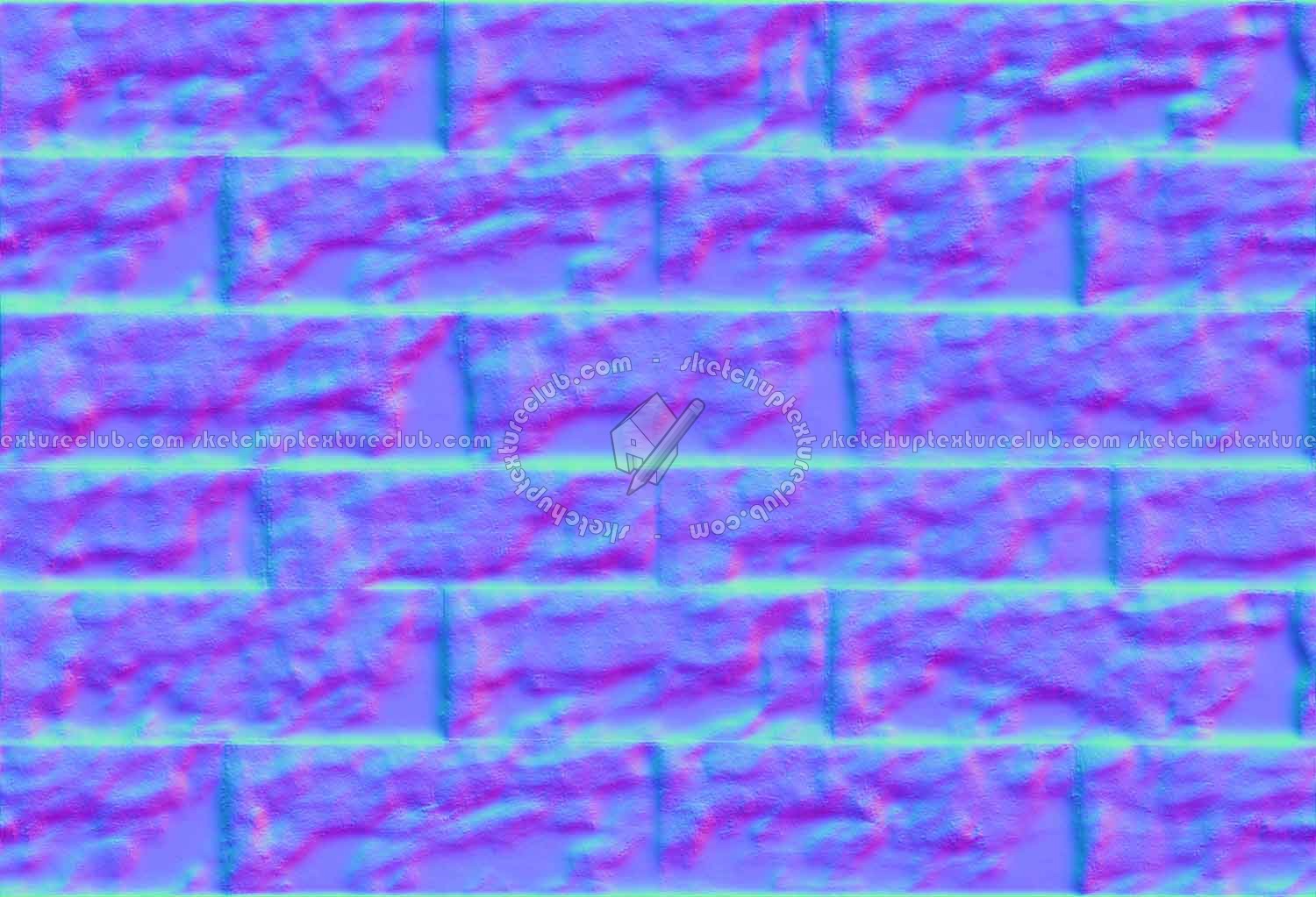 Textures   -   ARCHITECTURE   -   STONES WALLS   -   Stone blocks  - Wall stone with regular blocks texture seamless 08301 - Normal