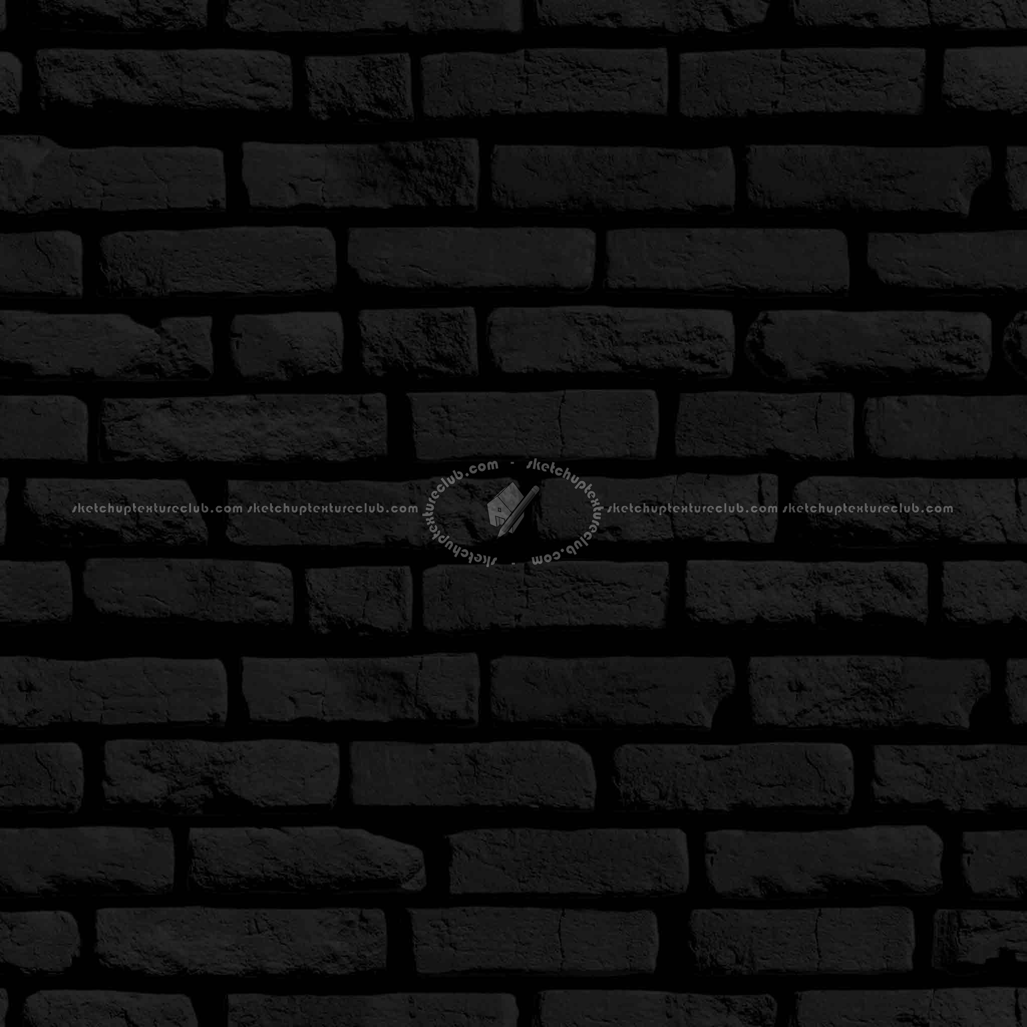 Textures   -   ARCHITECTURE   -   BRICKS   -   White Bricks  - White bricks texture seamless 00498 - Specular