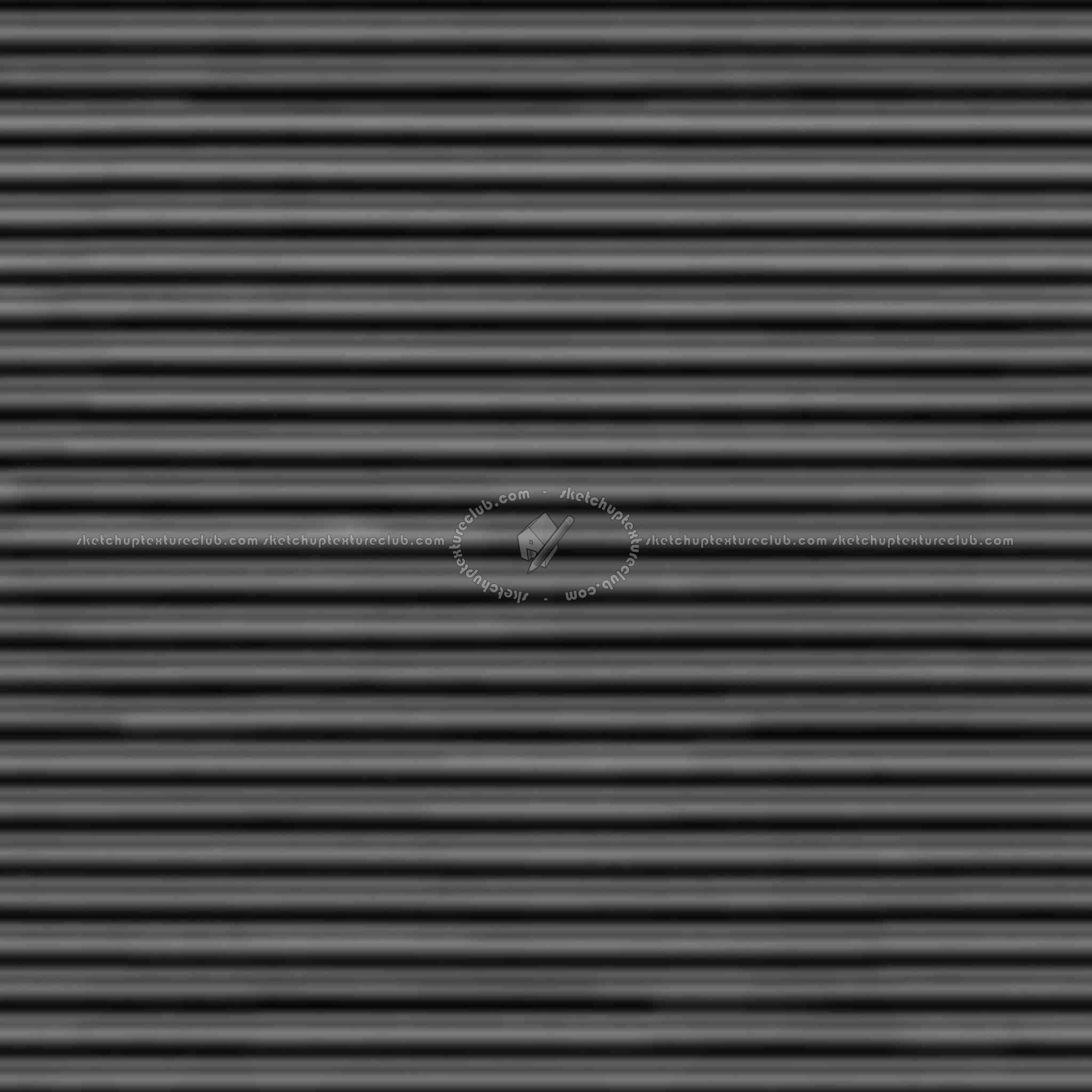 Textures   -   MATERIALS   -   METALS   -   Corrugated  - Corrugated metal texture seamless 10007 - Displacement