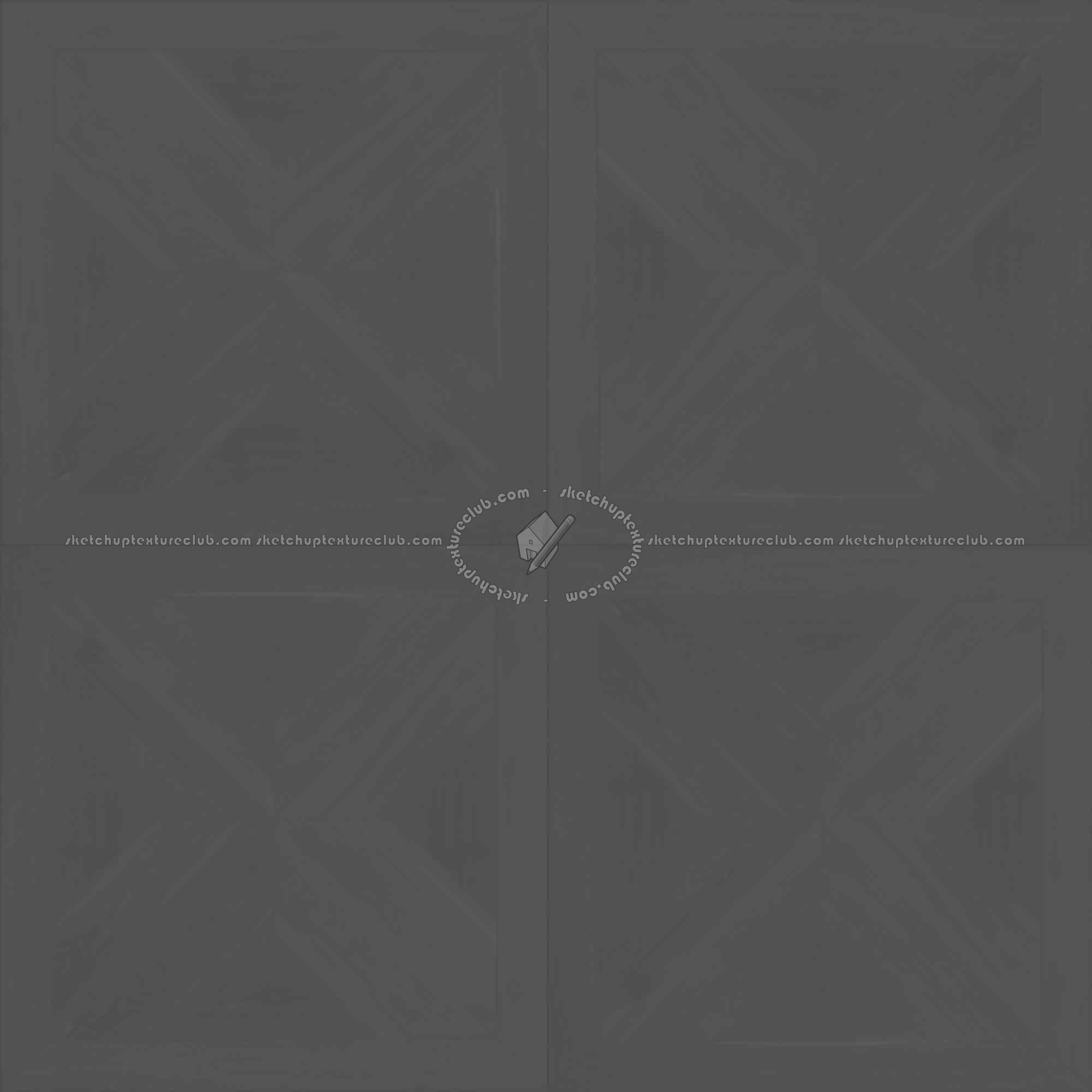 Textures   -   ARCHITECTURE   -   WOOD FLOORS   -   Geometric pattern  - Parquet geometric pattern texture seamless 04811 - Displacement