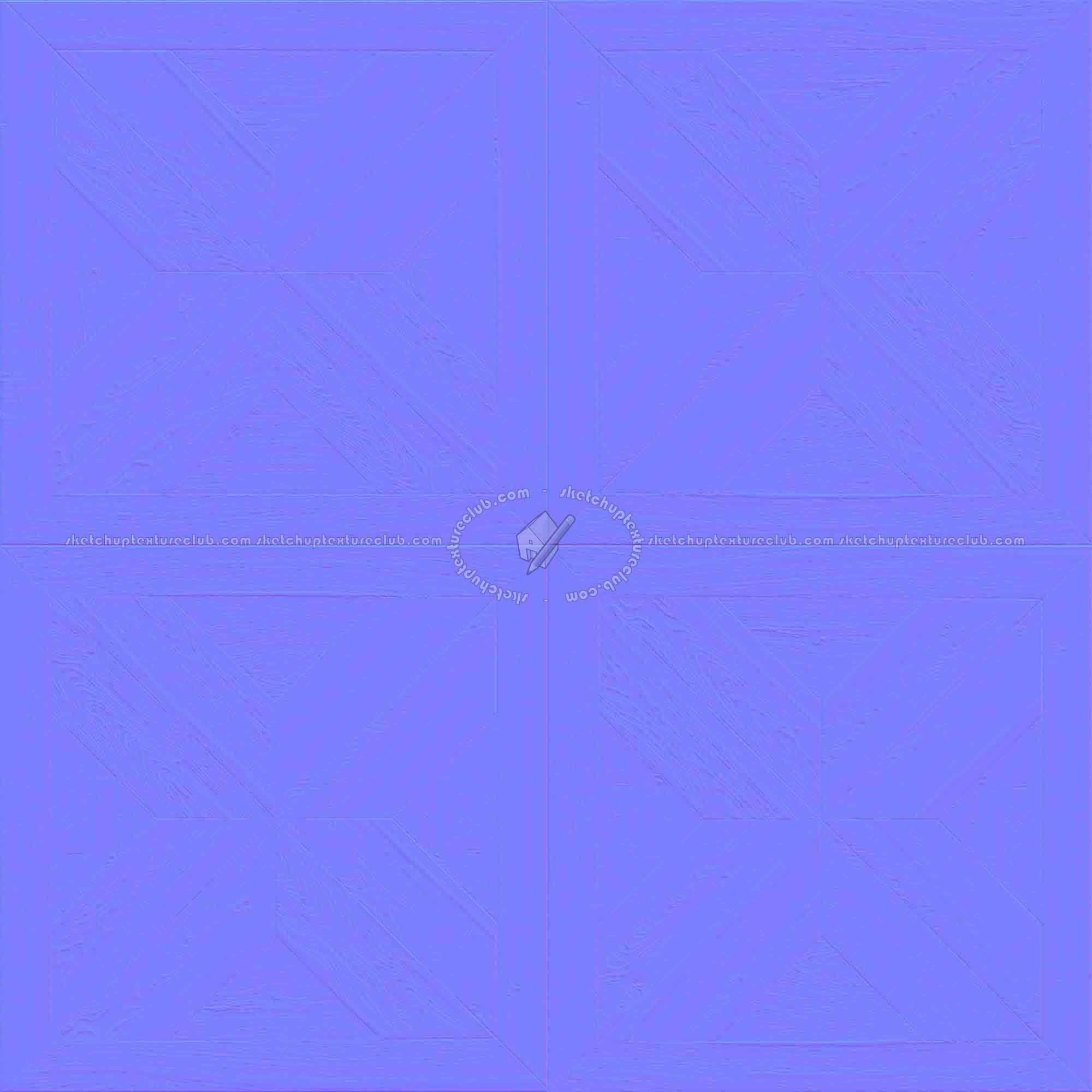 Textures   -   ARCHITECTURE   -   WOOD FLOORS   -   Geometric pattern  - Parquet geometric pattern texture seamless 04811 - Normal