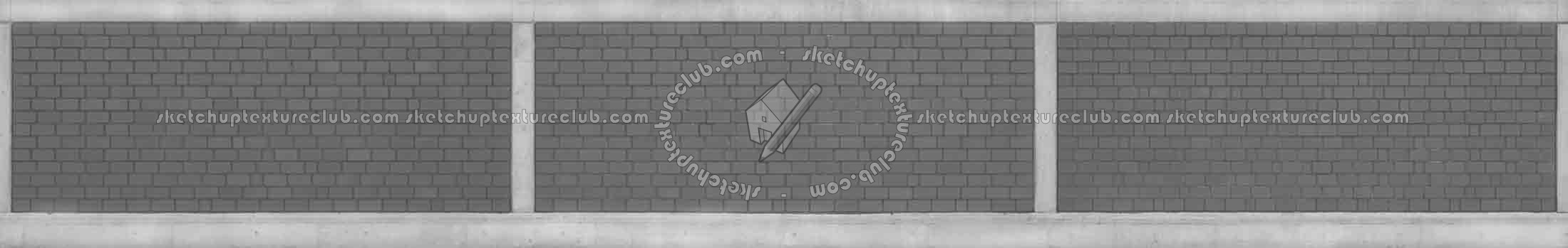 Textures   -   ARCHITECTURE   -   BRICKS   -   Facing Bricks   -   Smooth  - Wall facing smooth bricks texture seamless 00331 - Displacement