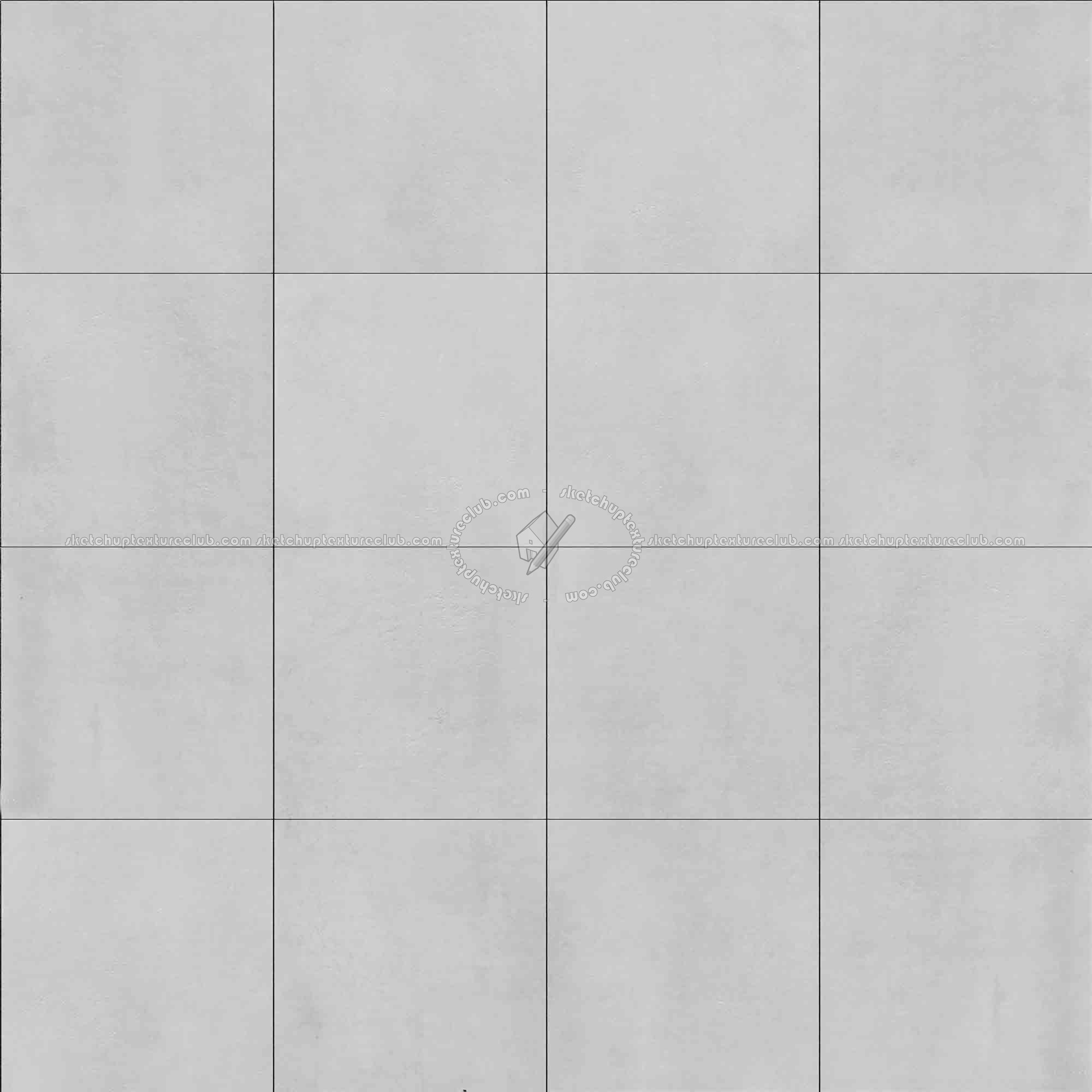 Textures   -   ARCHITECTURE   -   CONCRETE   -   Plates   -   Clean  - Concrete clean plates wall texture seamless 01713 - Bump