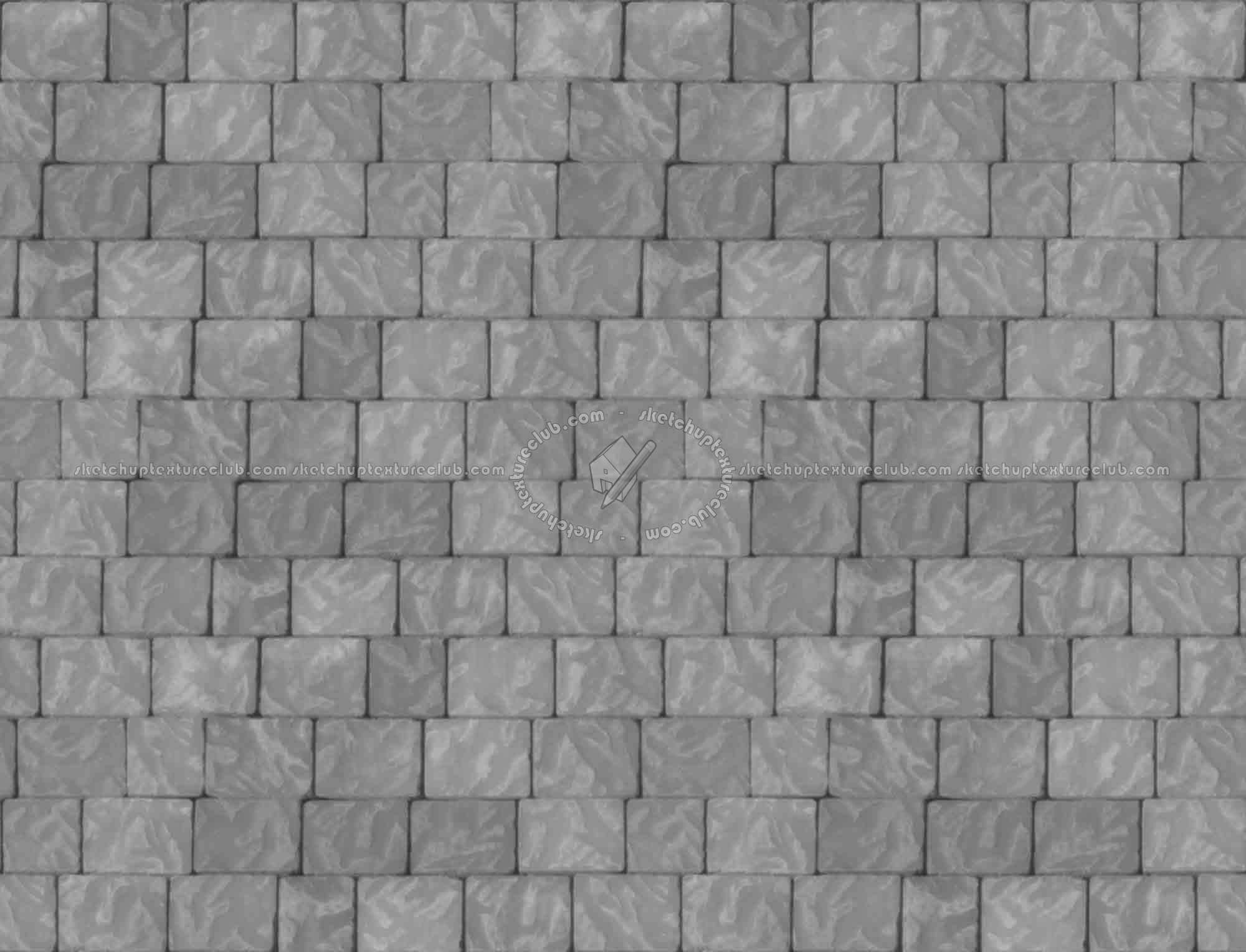 Textures   -   ARCHITECTURE   -   PAVING OUTDOOR   -   Terracotta   -   Blocks regular  - Cotto paving outdoor texture seamless 20556 - Displacement