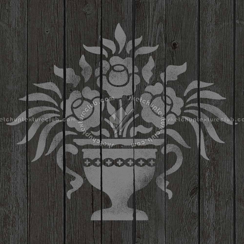 Textures   -   ARCHITECTURE   -   WOOD FLOORS   -   Decorated  - Parquet decorated stencil texture seamless 04715 (seamless)