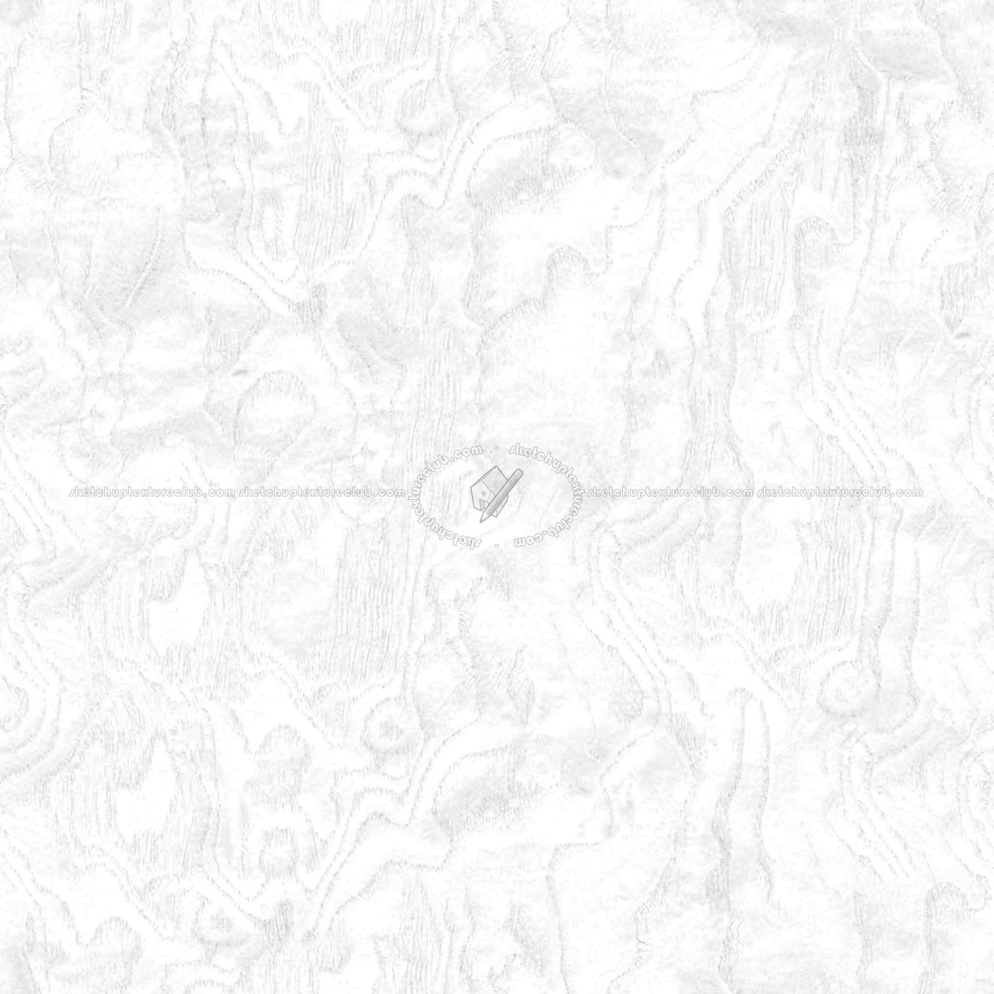 Textures   -   ARCHITECTURE   -   WOOD   -   Fine wood   -   Medium wood  - White ash burl wood medium color texture seamless 04488 - Ambient occlusion