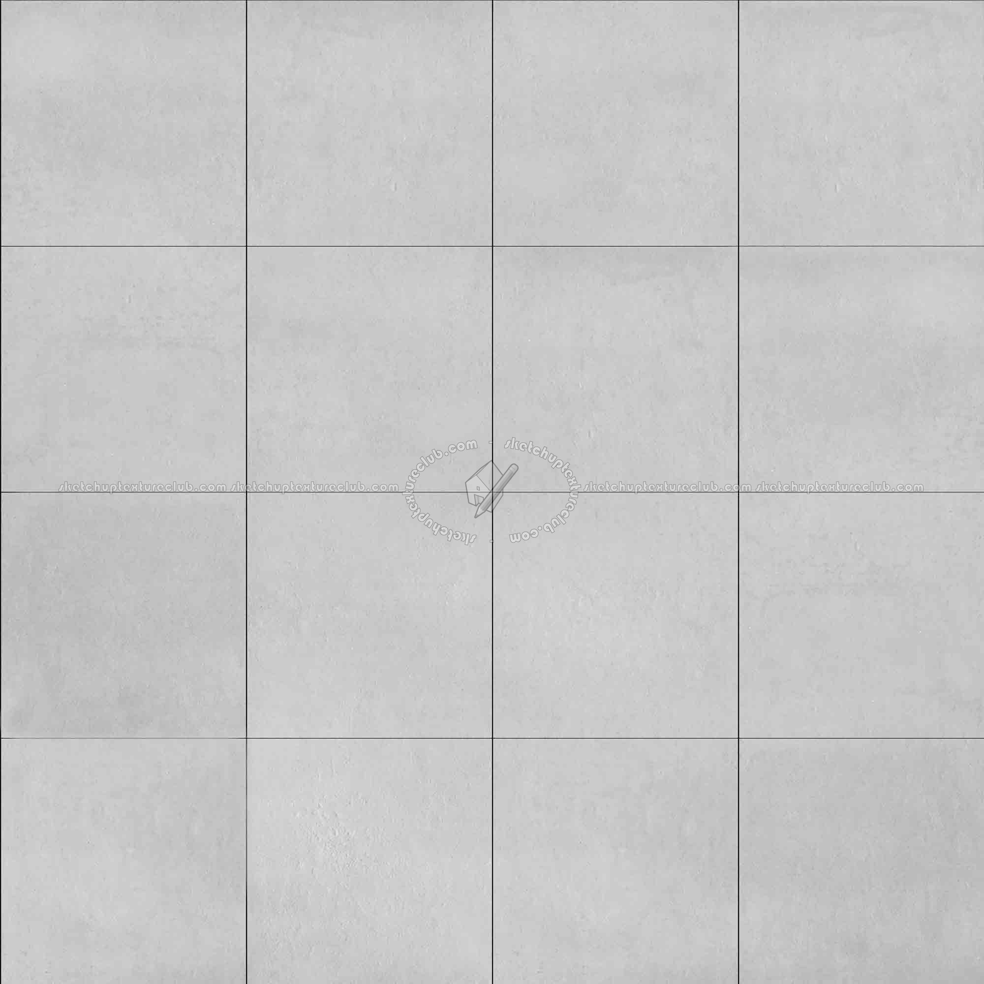 Textures   -   ARCHITECTURE   -   CONCRETE   -   Plates   -   Clean  - Concrete clean plates wall texture seamless 01714 - Bump