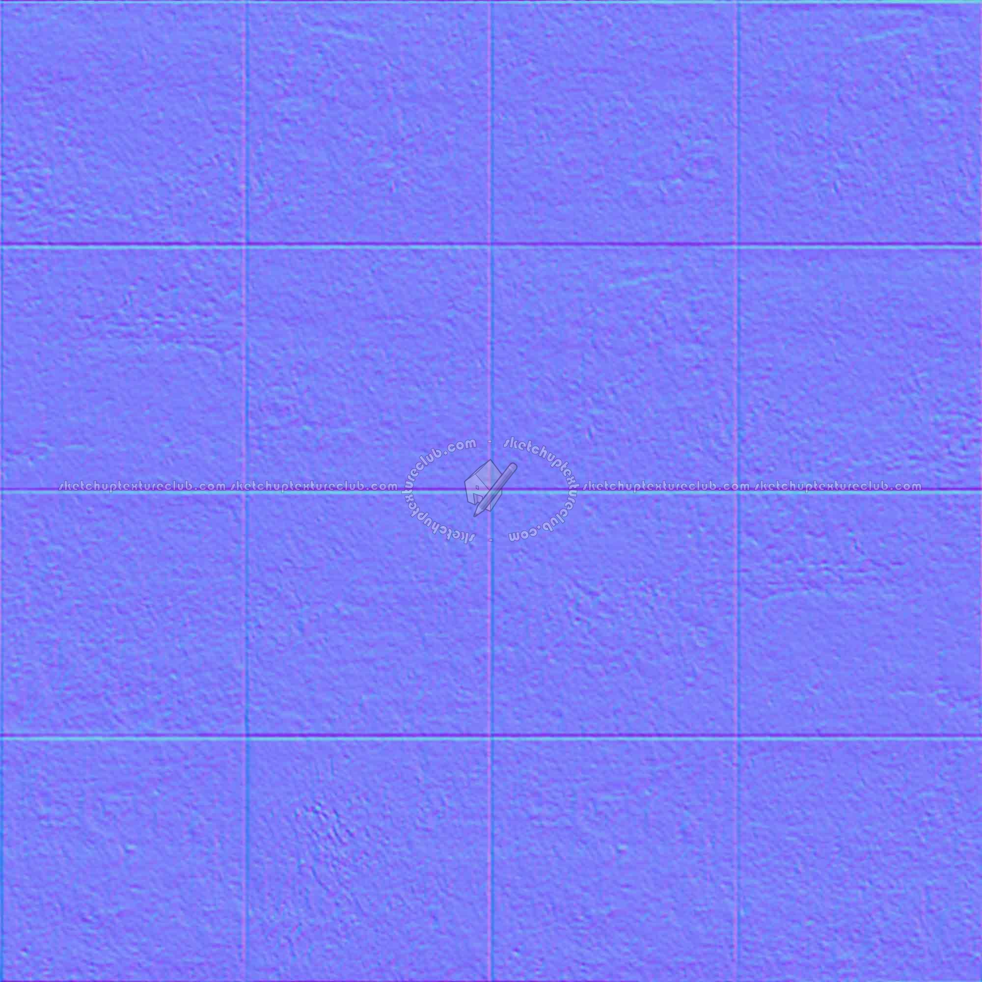 Textures   -   ARCHITECTURE   -   CONCRETE   -   Plates   -   Clean  - Concrete clean plates wall texture seamless 01714 - Normal