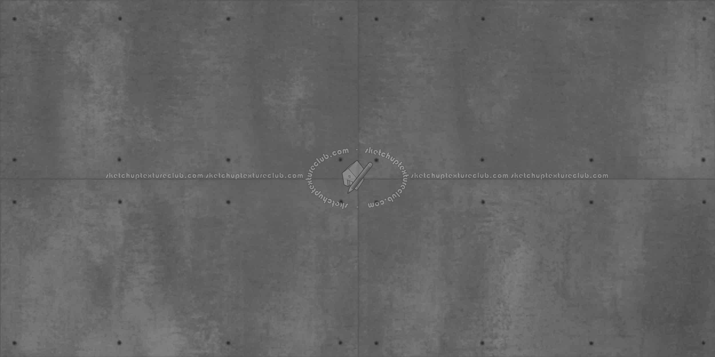 Textures   -   ARCHITECTURE   -   CONCRETE   -   Plates   -   Dirty  - Concrete dirt plates wall texture seamless 01807 - Displacement