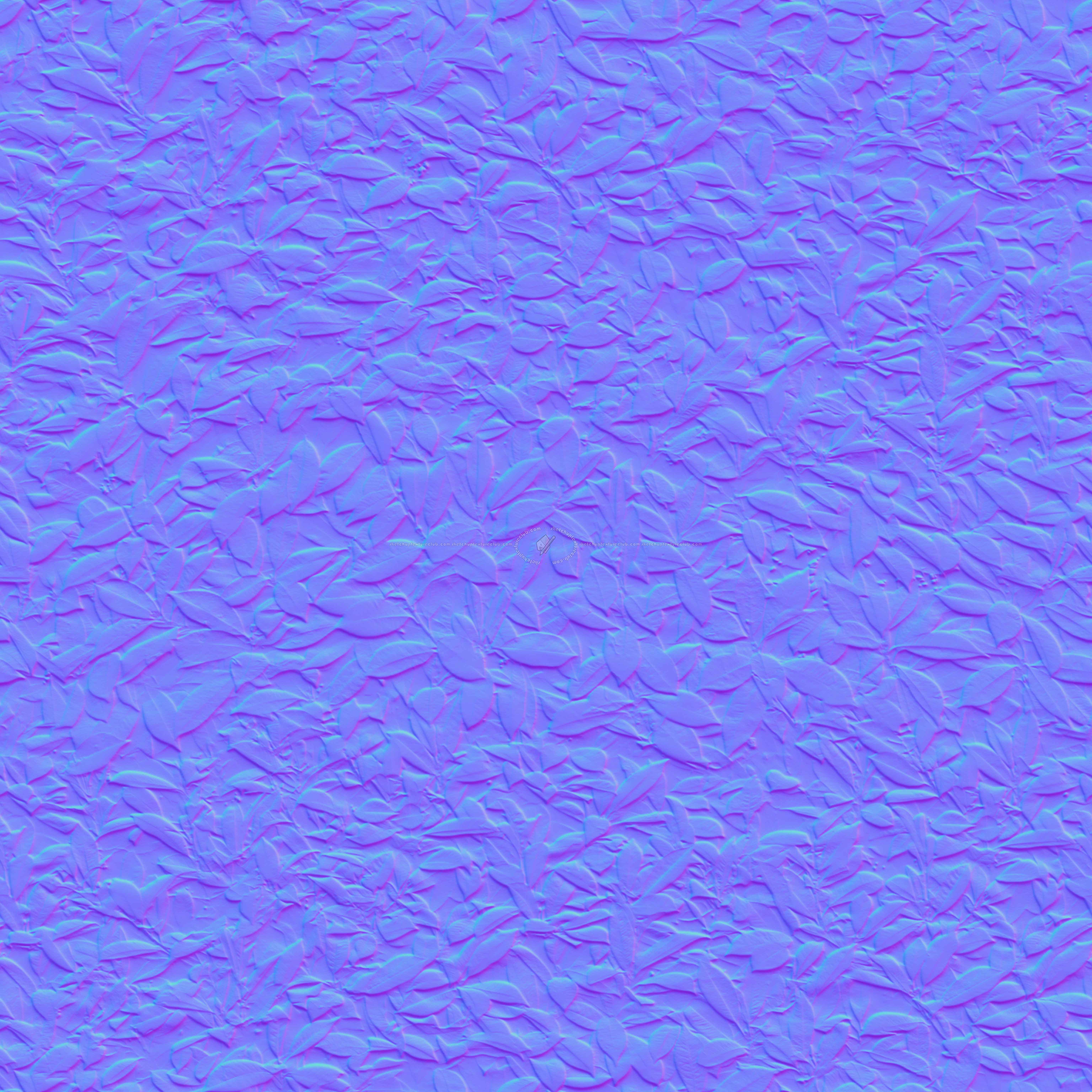 Textures   -   NATURE ELEMENTS   -   VEGETATION   -   Hedges  - Garden hedge pbr texture seamless 22172 - Normal