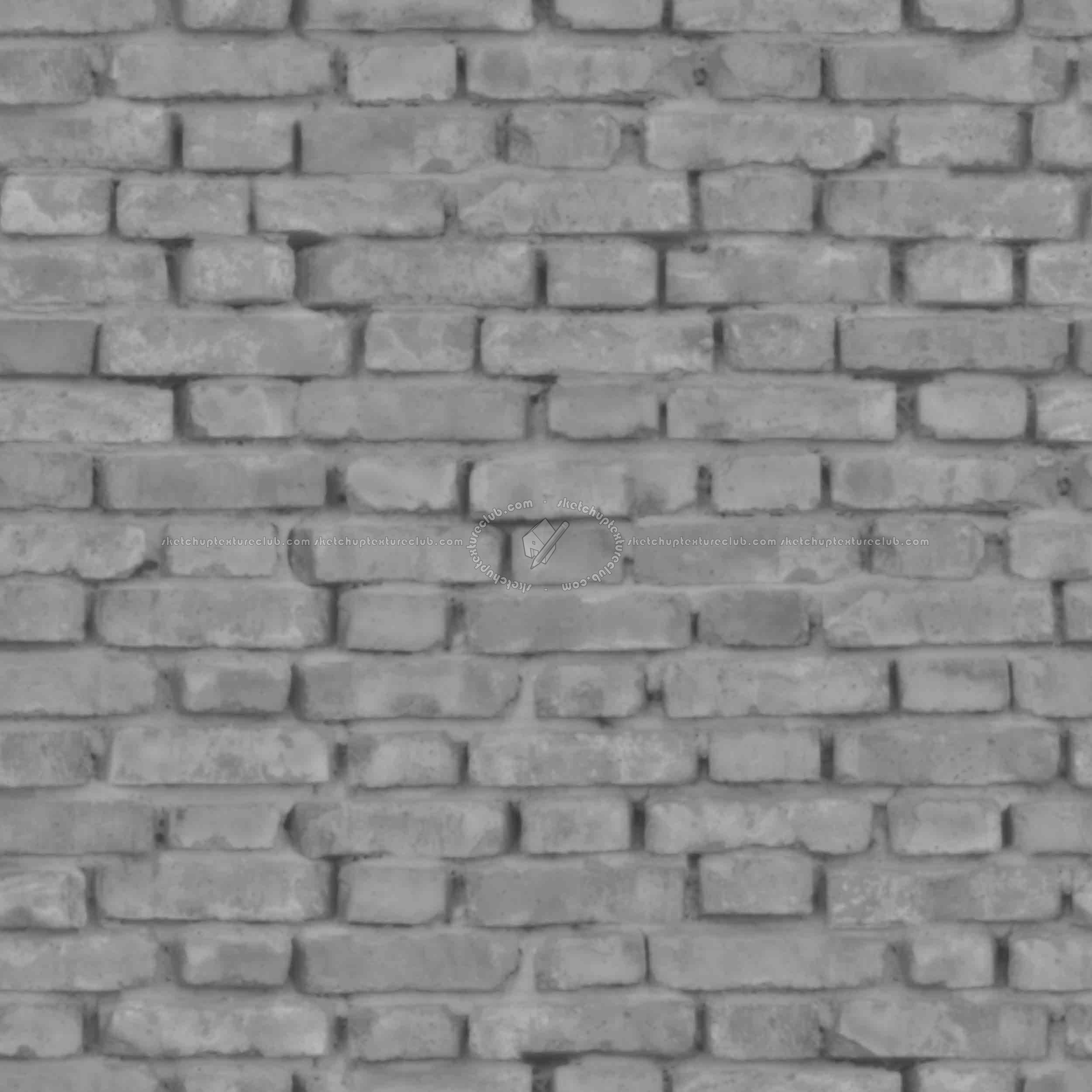 Textures   -   ARCHITECTURE   -   BRICKS   -   Old bricks  - Old bricks texture seamless 00426 - Displacement