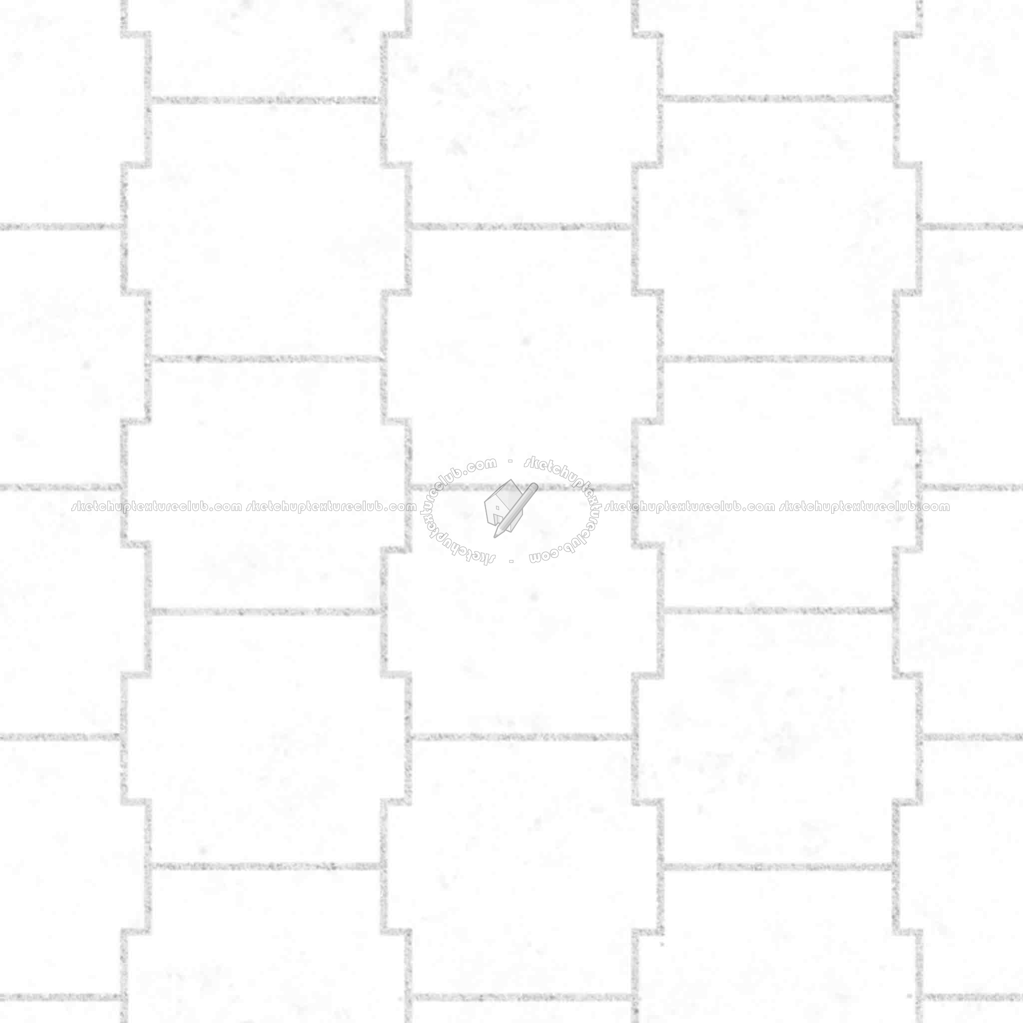 Textures   -   ARCHITECTURE   -   PAVING OUTDOOR   -   Pavers stone   -   Blocks mixed  - Pavers stone mixed size texture seamless 06178 - Ambient occlusion