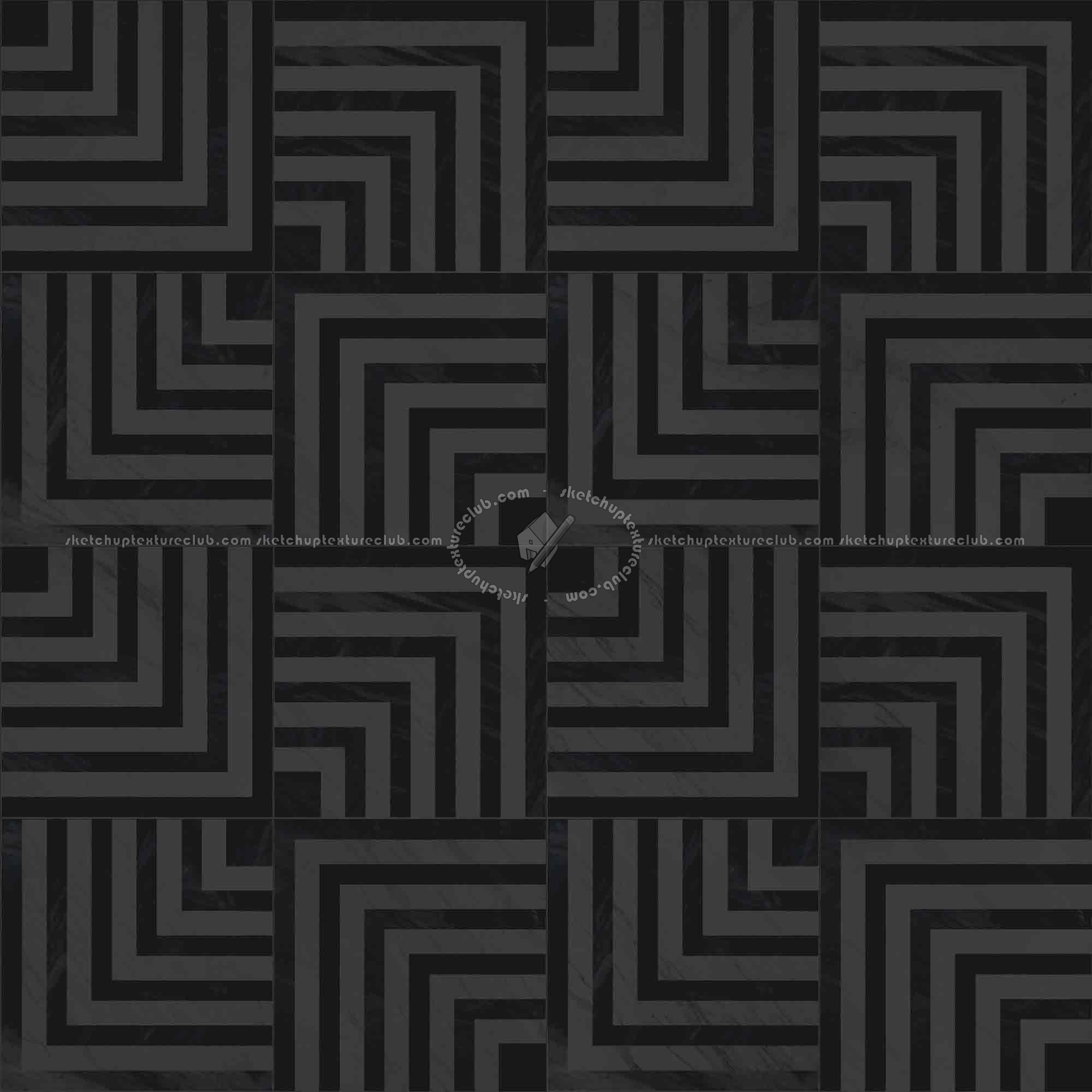 Textures   -   ARCHITECTURE   -   TILES INTERIOR   -   Marble tiles   -   White  - White and brown marble tile optical effect texture seamless 20878 - Specular