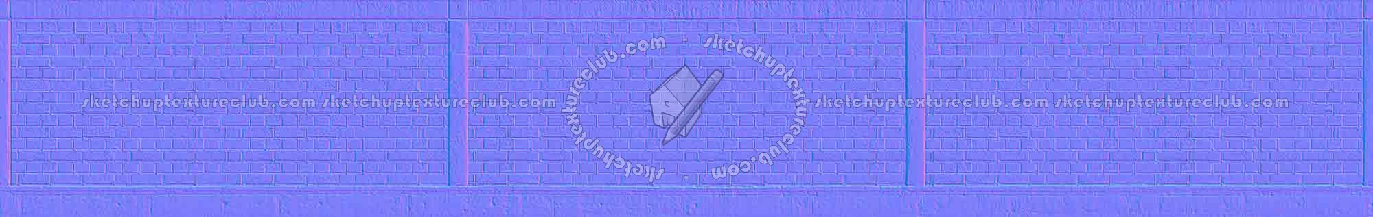 Textures   -   ARCHITECTURE   -   BRICKS   -   Facing Bricks   -   Smooth  - Facing smooth bricks texture seamles 00334 - Normal