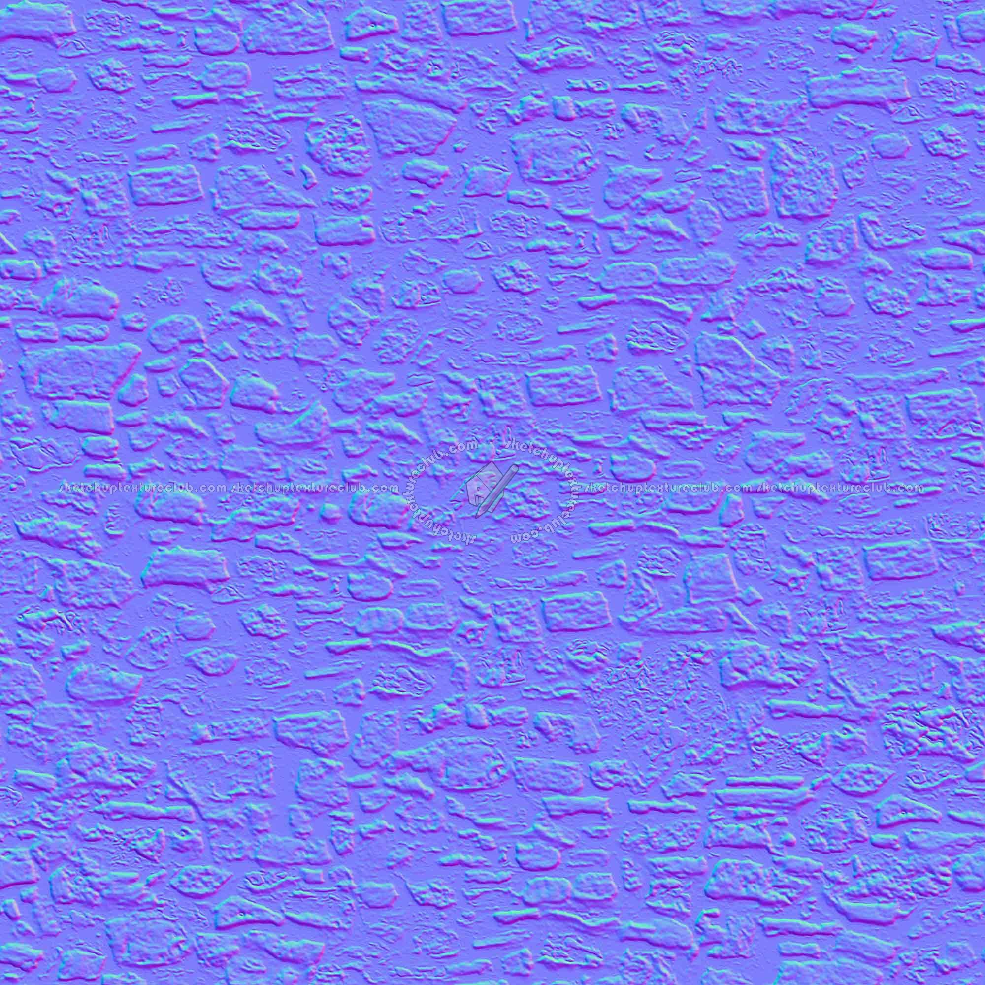 Textures   -   ARCHITECTURE   -   STONES WALLS   -   Stone walls  - Old wall stone texture seamless 08481 - Normal