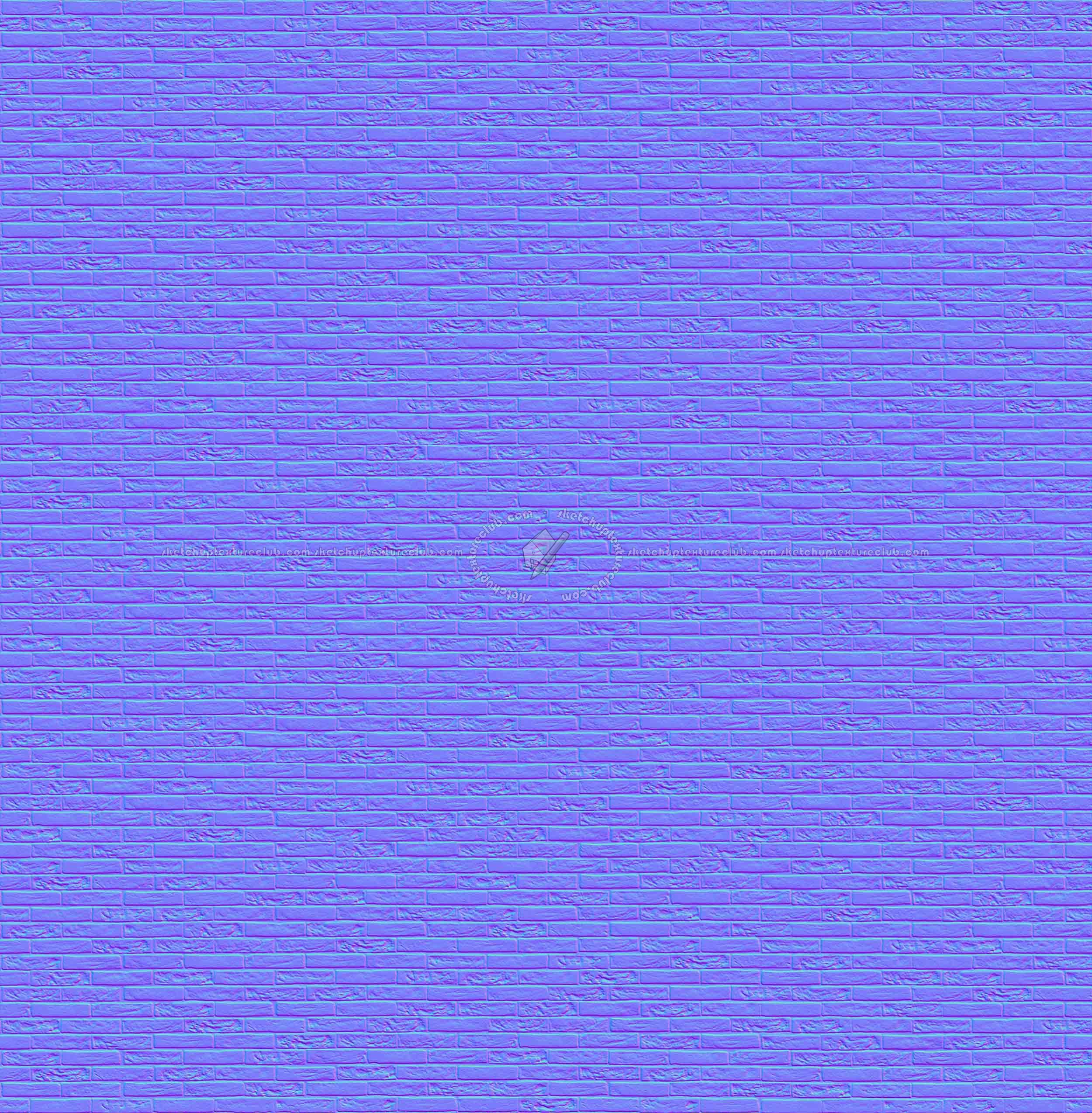 Textures   -   ARCHITECTURE   -   BRICKS   -   Facing Bricks   -   Rustic  - Rustic bricks texture seamless 17150 - Normal