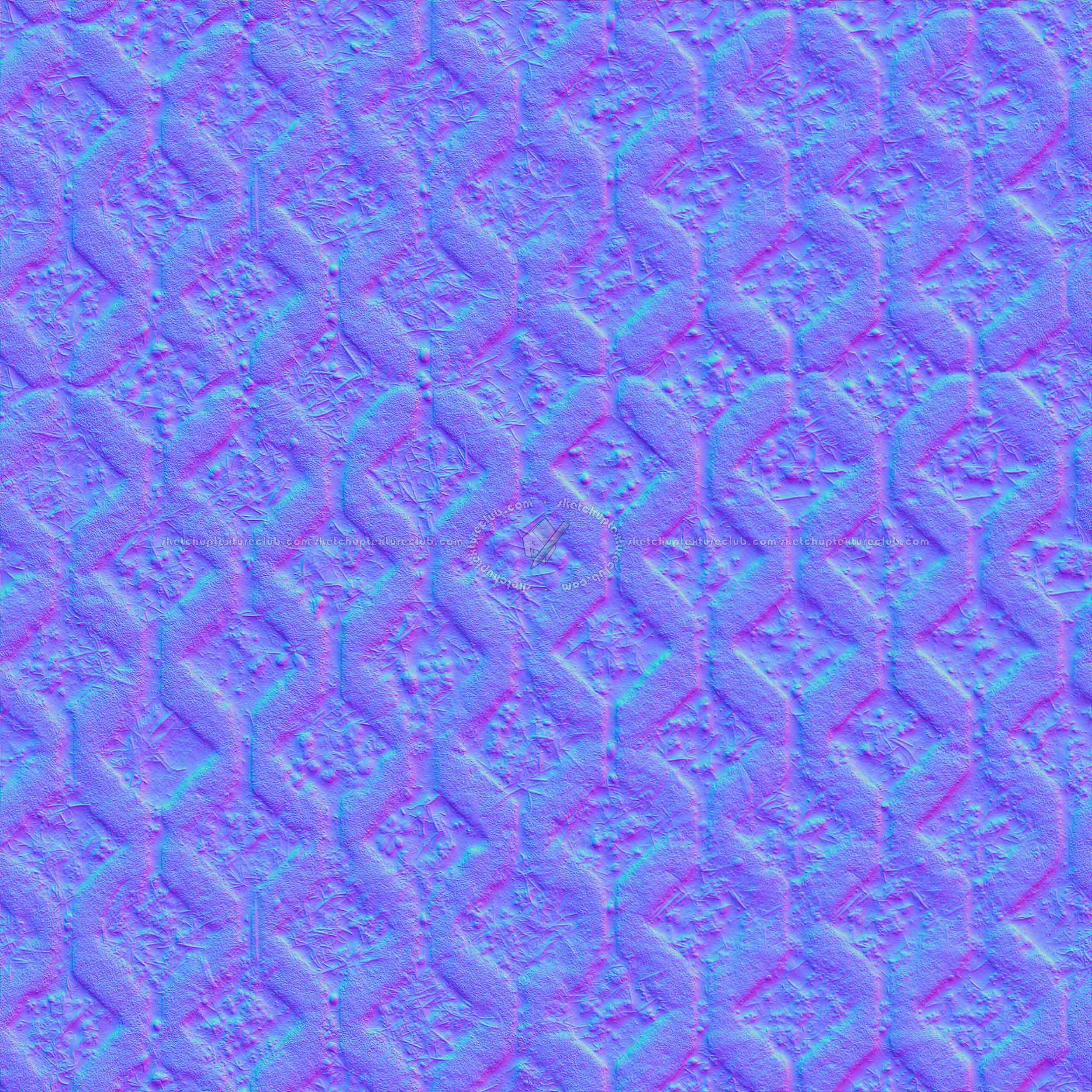 Textures   -   ARCHITECTURE   -   PAVING OUTDOOR   -   Parks Paving  - Bricks park paving texture seamless 20193 - Normal