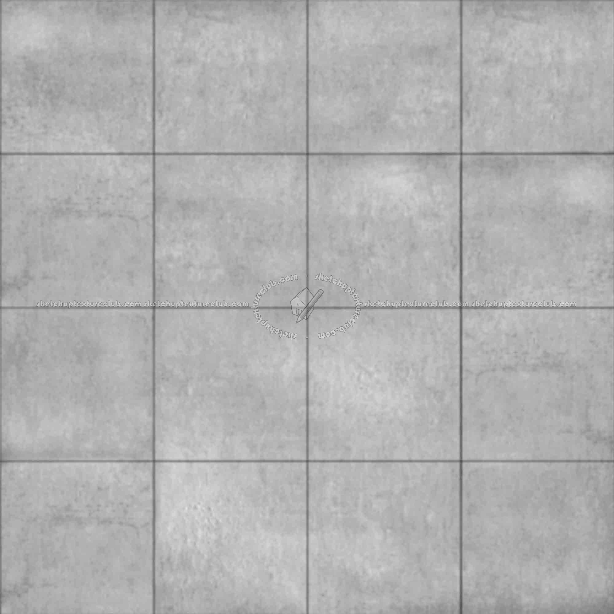 Textures   -   ARCHITECTURE   -   CONCRETE   -   Plates   -   Clean  - Concrete clean plates wall texture seamless 01716 - Displacement
