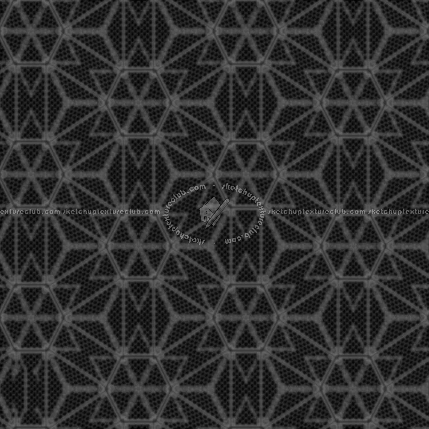 Textures   -   MATERIALS   -   METALS   -   Perforated  - Iron industrial perforate metal texture seamless 10566 - Displacement