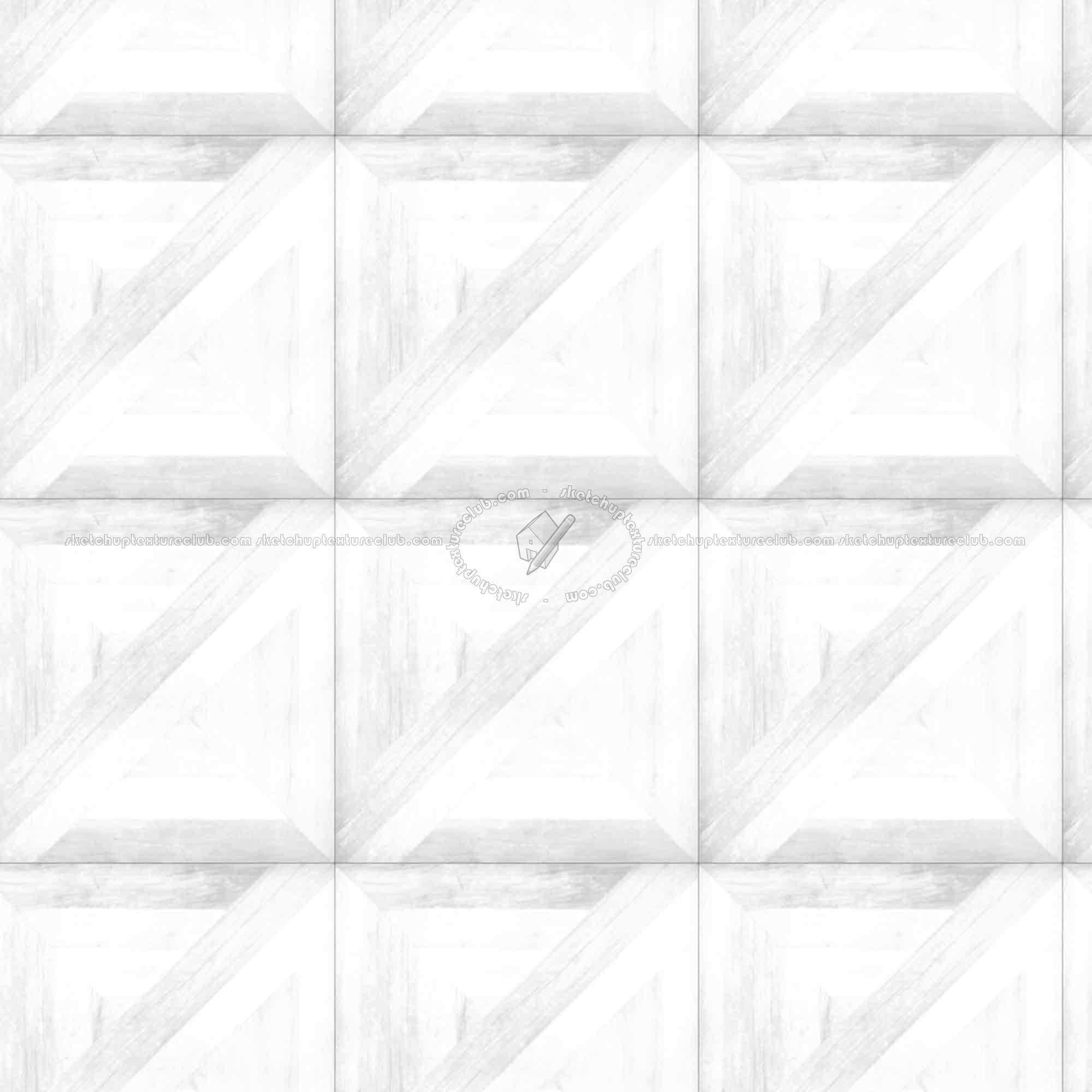Textures   -   ARCHITECTURE   -   WOOD FLOORS   -   Geometric pattern  - Parquet geometric pattern texture seamless 04815 - Ambient occlusion