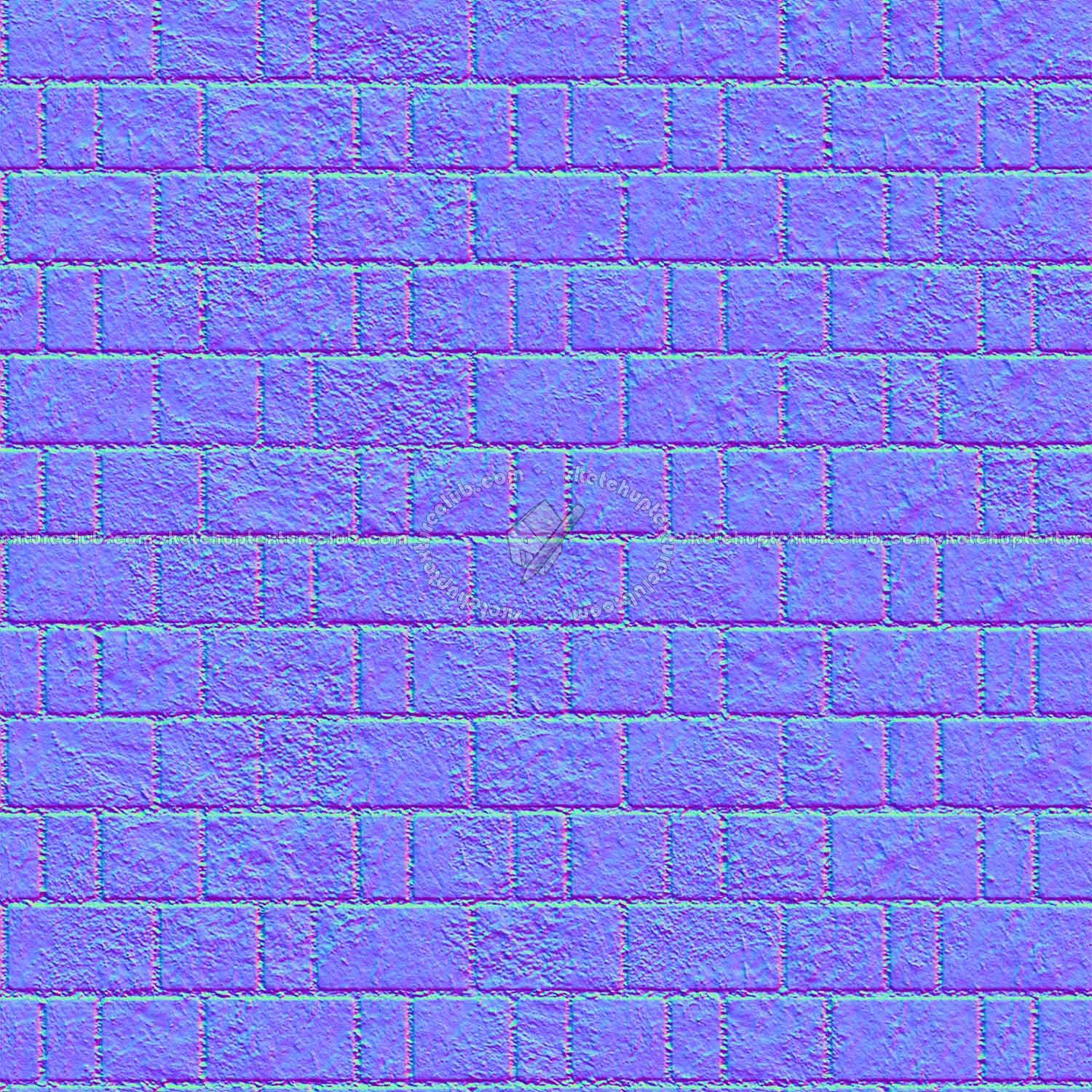 Textures   -   ARCHITECTURE   -   STONES WALLS   -   Stone blocks  - Wall stone with regular blocks texture seamless 08385 - Normal