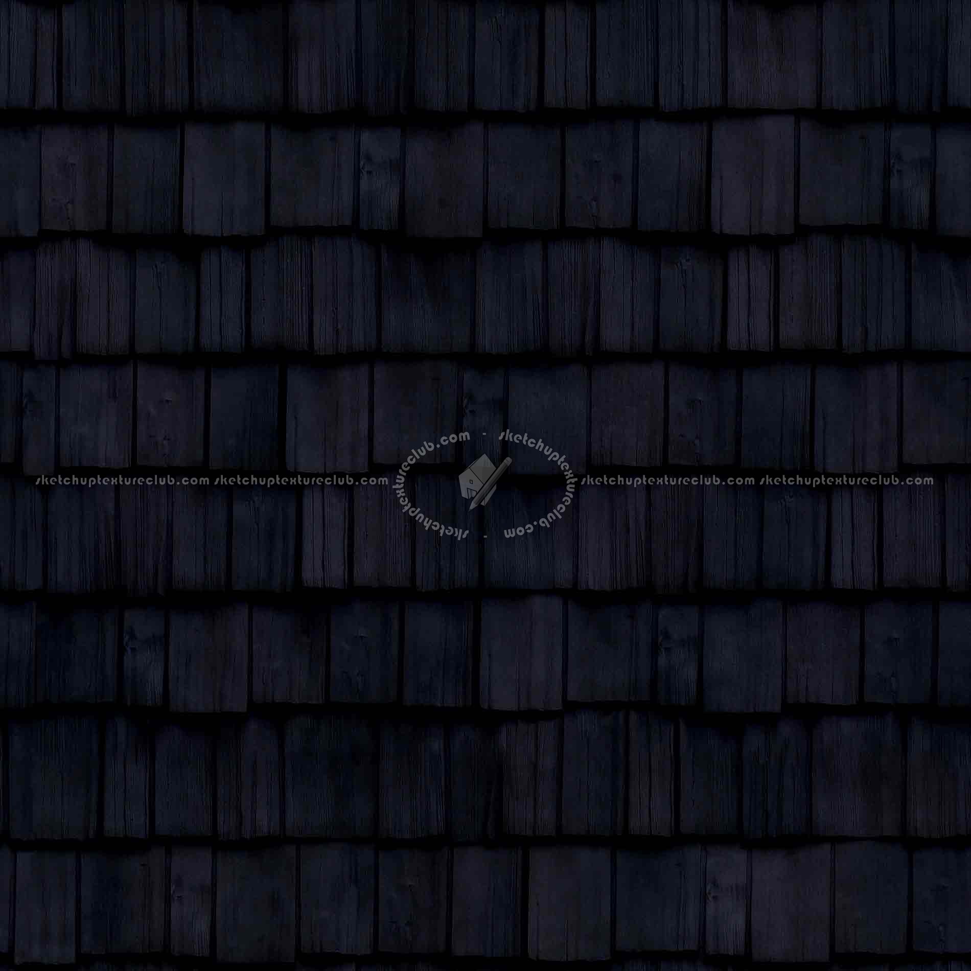 Textures   -   ARCHITECTURE   -   ROOFINGS   -   Shingles wood  - Wood shingle roof texture seamless 03875 - Specular