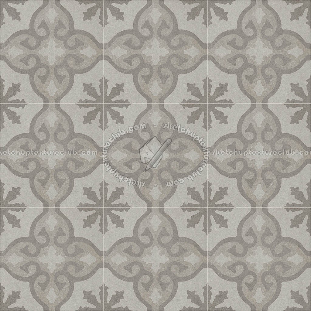 Textures   -   ARCHITECTURE   -   TILES INTERIOR   -   Cement - Encaustic   -   Cement  - Cement concrete tile texture seamless 20874 (seamless)