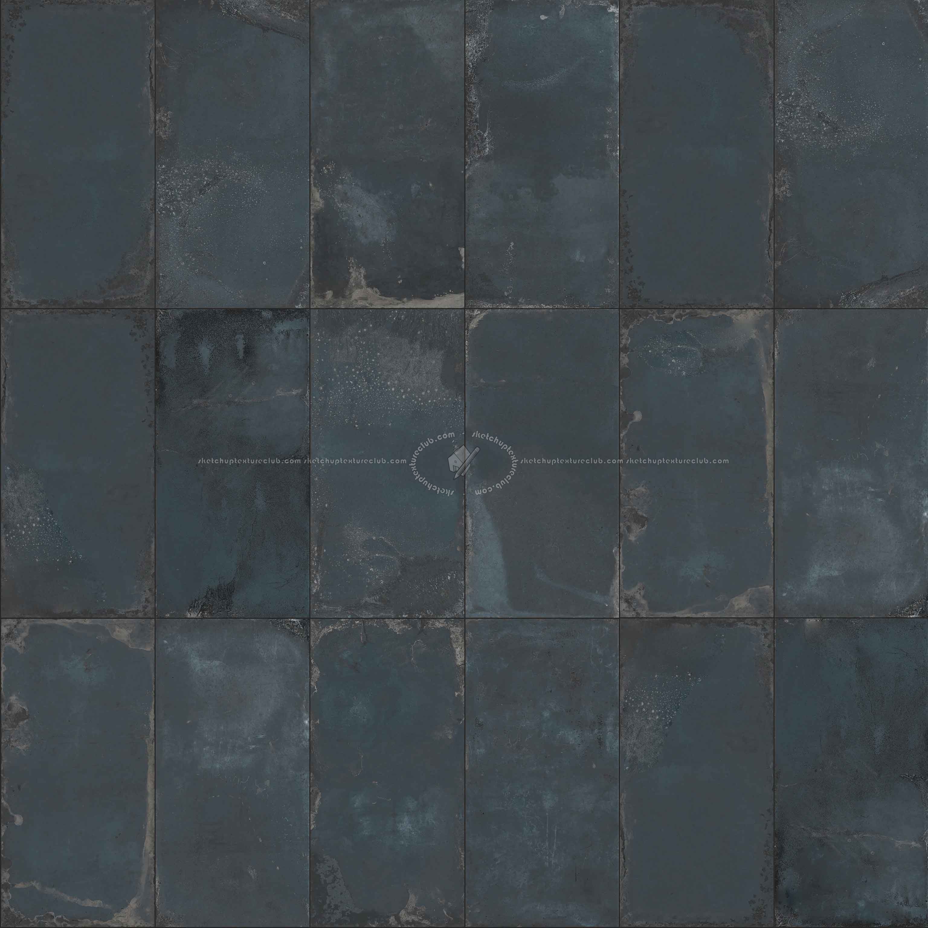 Textures   -   ARCHITECTURE   -   TILES INTERIOR   -   Design Industry  - corten effect stoneware wall tiles Pbr texture seamless 22182 - Specular