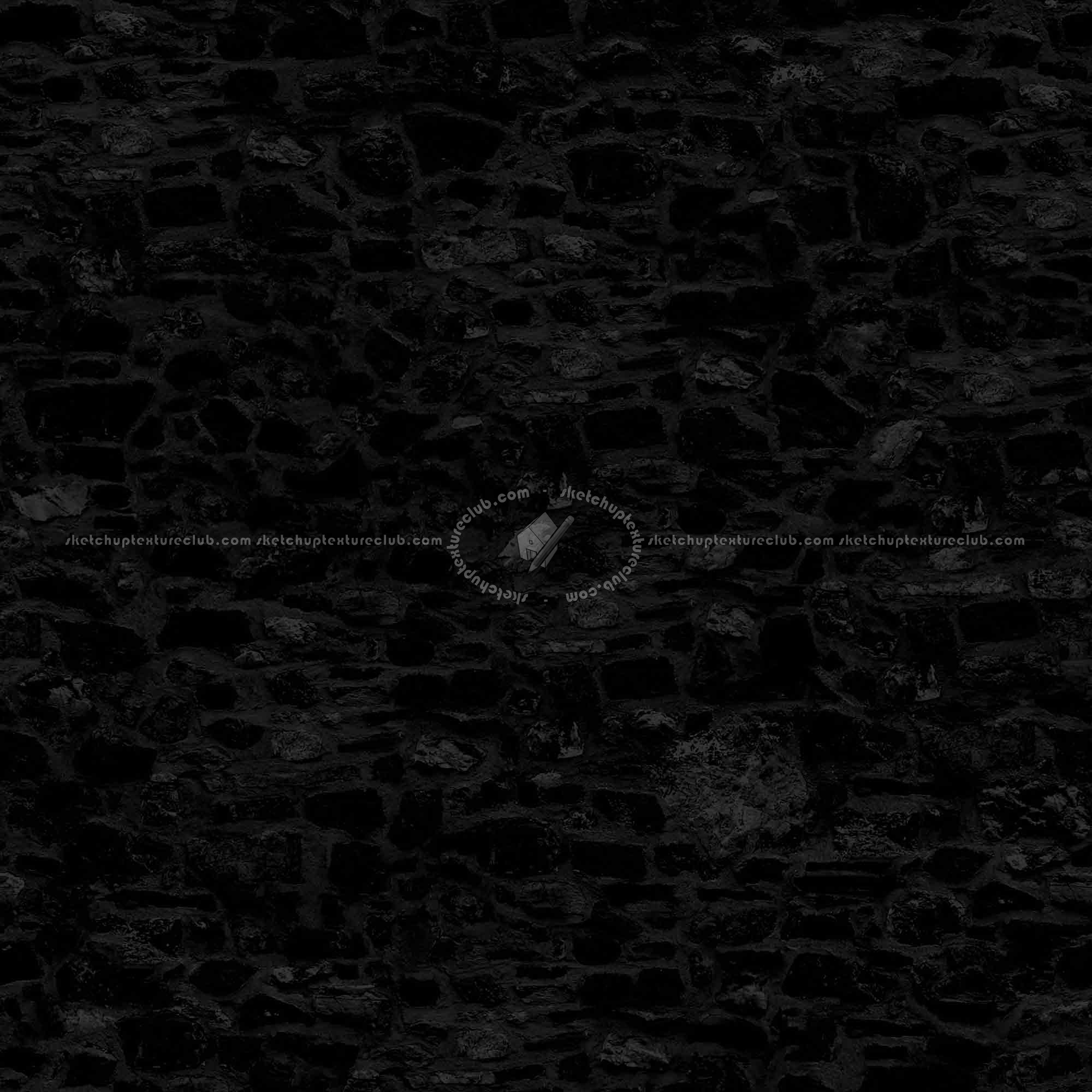 Textures   -   ARCHITECTURE   -   STONES WALLS   -   Stone walls  - Old wall stone texture seamless 08483 - Specular