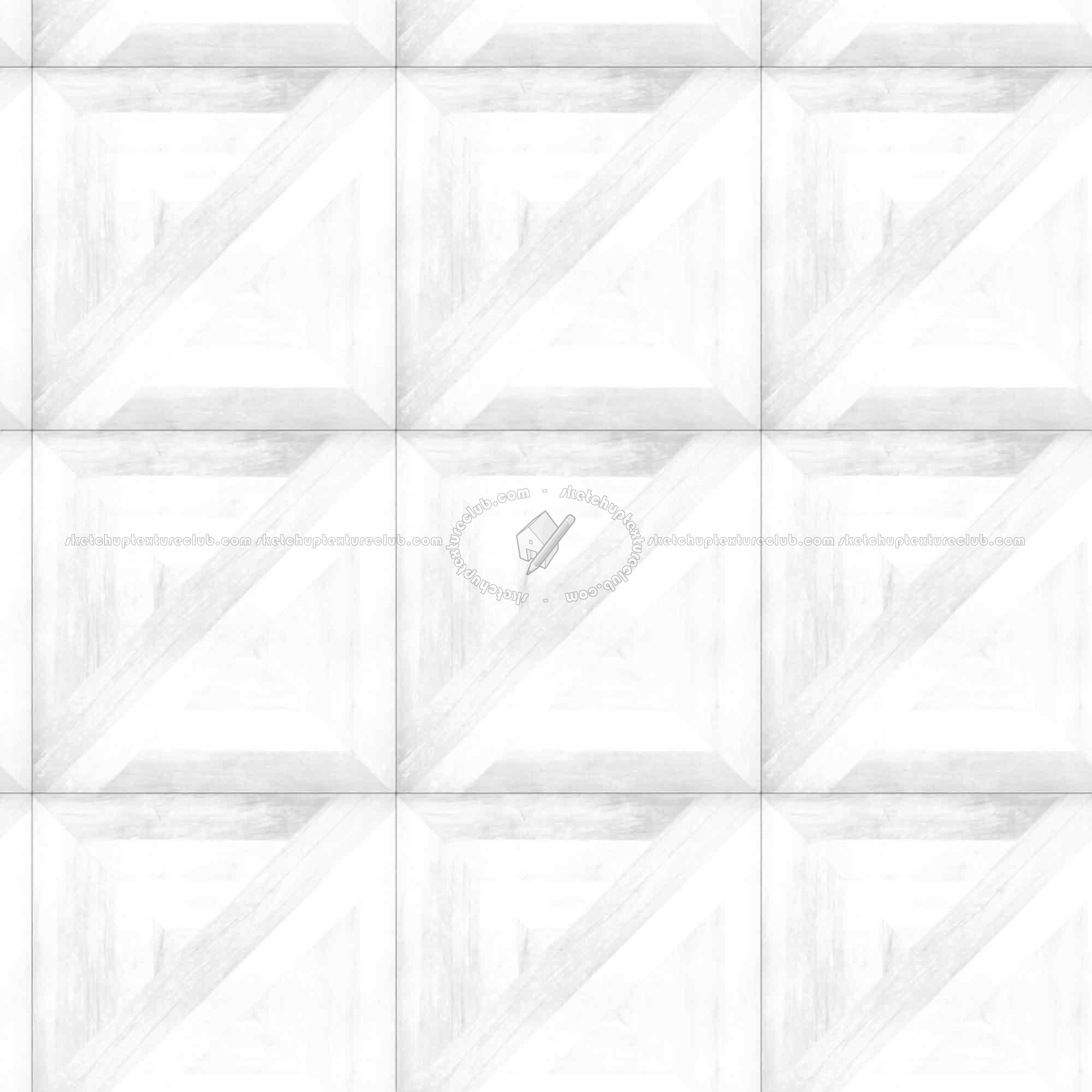 Textures   -   ARCHITECTURE   -   WOOD FLOORS   -   Geometric pattern  - Parquet geometric pattern texture seamless 04816 - Ambient occlusion