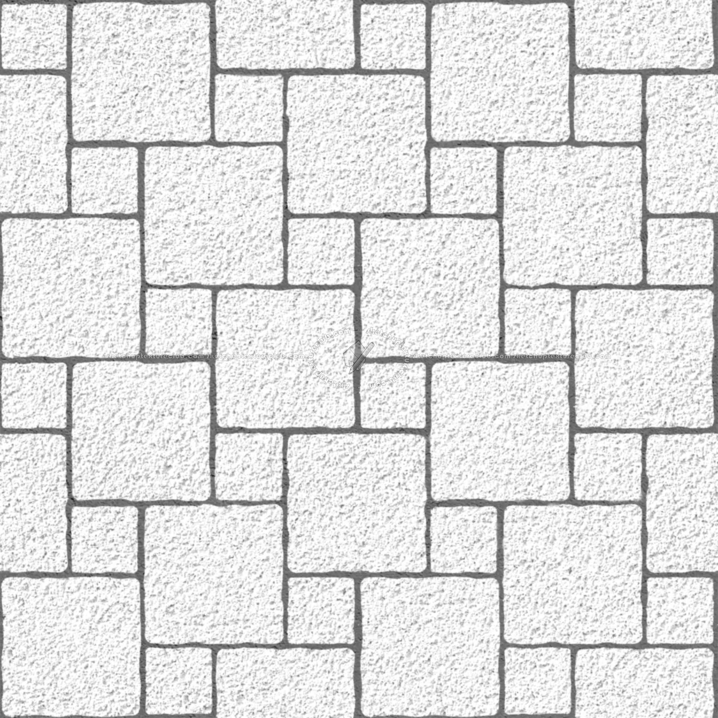 Textures   -   ARCHITECTURE   -   PAVING OUTDOOR   -   Concrete   -   Blocks regular  - Paving outdoor concrete regular block texture seamless 05720 - Bump