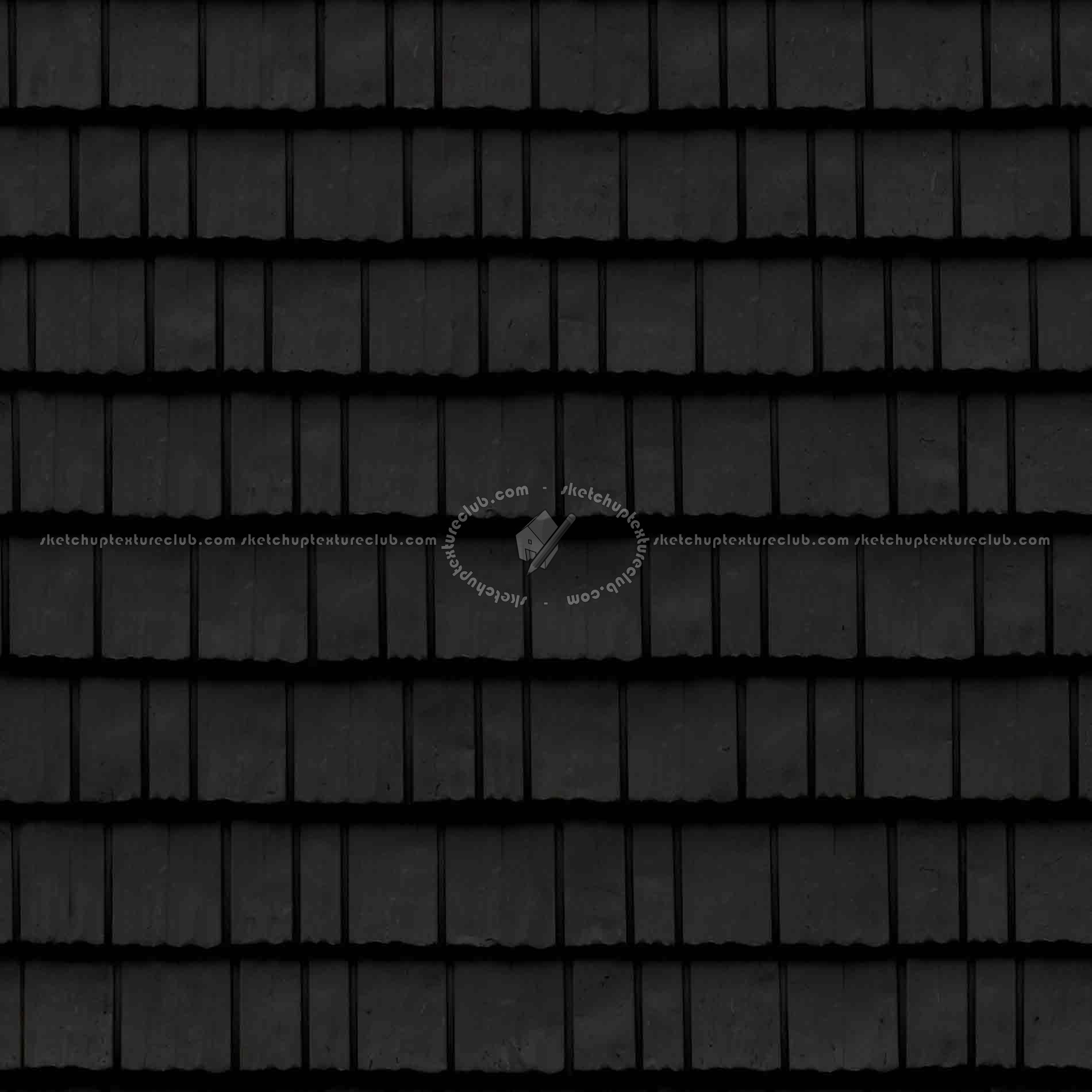 Textures   -   ARCHITECTURE   -   ROOFINGS   -   Shingles wood  - Wood shingle roof texture seamless 03877 - Specular