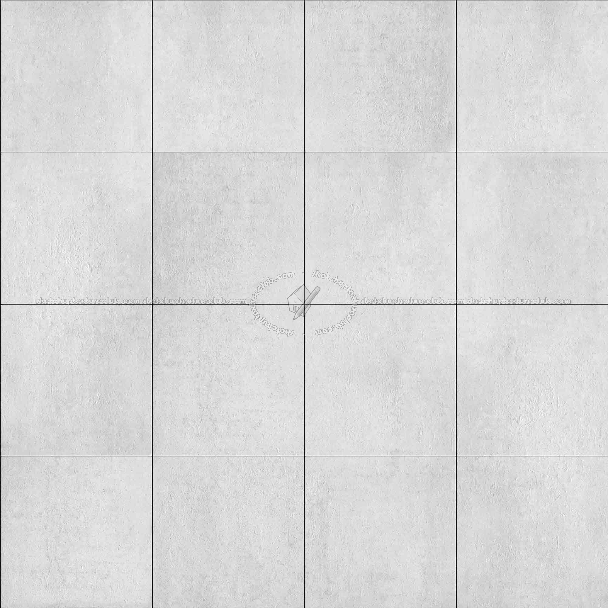 Textures   -   ARCHITECTURE   -   CONCRETE   -   Plates   -   Clean  - Concrete clean plates wall texture seamless 01718 - Bump