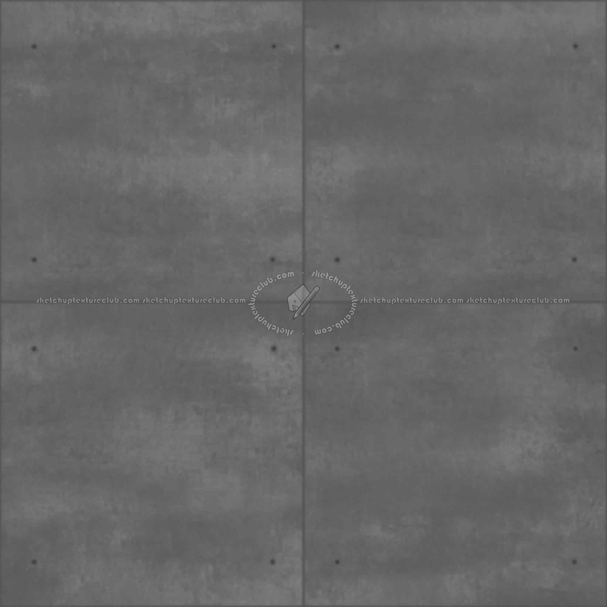 Textures   -   ARCHITECTURE   -   CONCRETE   -   Plates   -   Dirty  - Concrete dirt plates wall texture seamless 01811 - Displacement