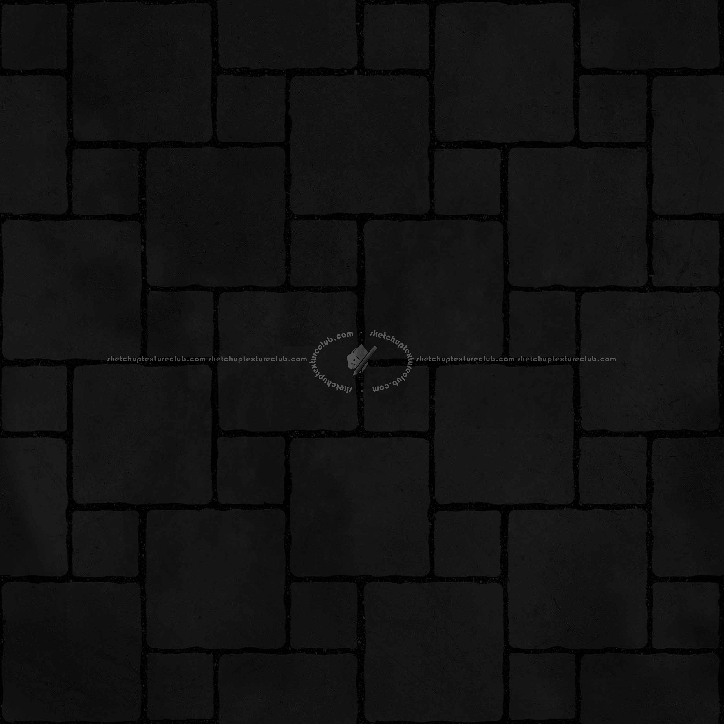 Textures - ARCHITECTURE - PAVING OUTDOOR - Concrete - Blocks regular - Paving outdoor concrete regular block texture seamless 05721 - Specular