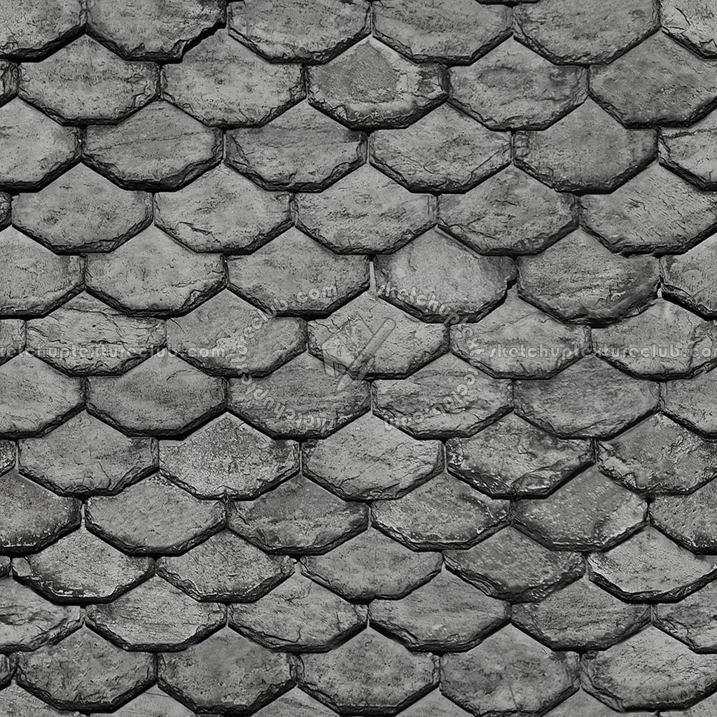 Textures   -   ARCHITECTURE   -   ROOFINGS   -   Slate roofs  - Slate roofing texture seamless 03990 (seamless)