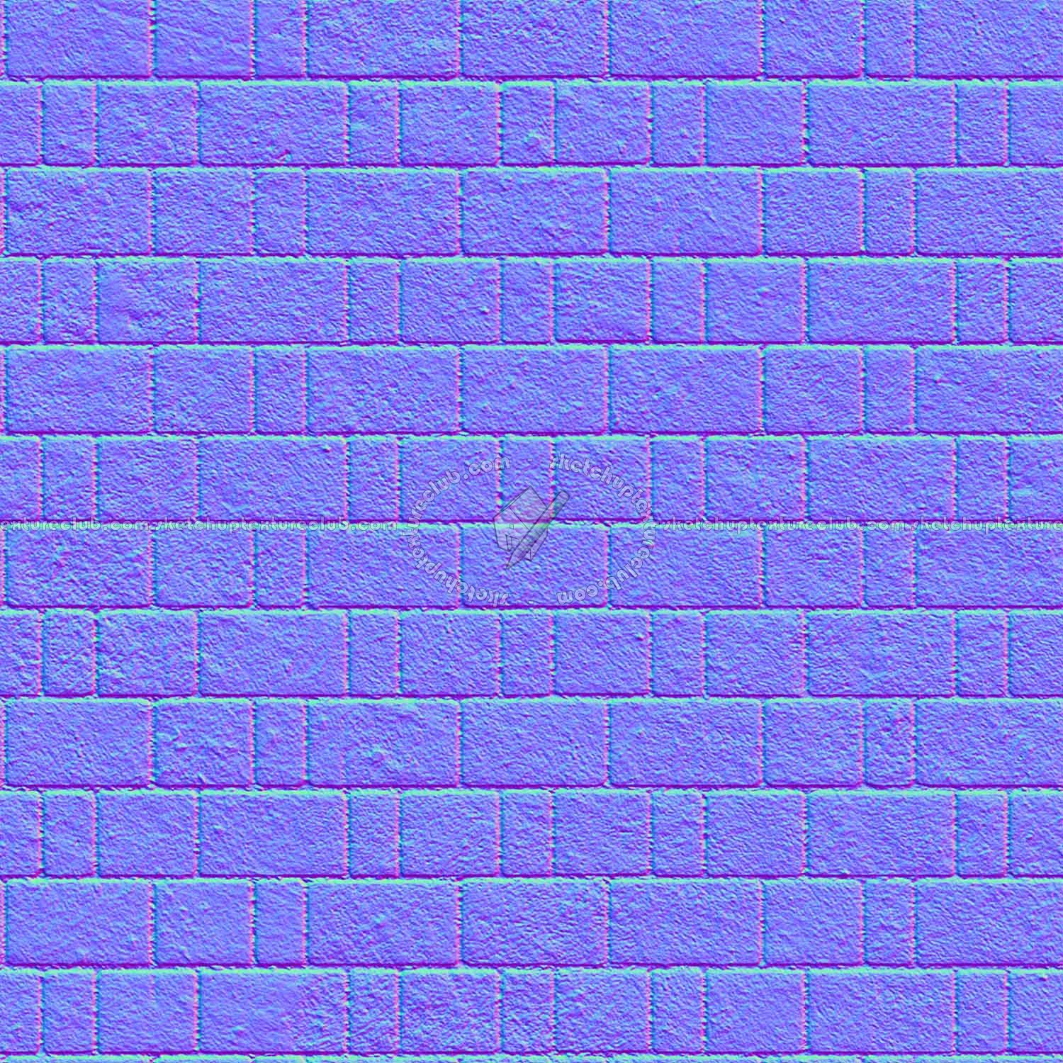 Textures   -   ARCHITECTURE   -   STONES WALLS   -   Stone blocks  - Wall stone with regular blocks texture seamless 08387 - Normal