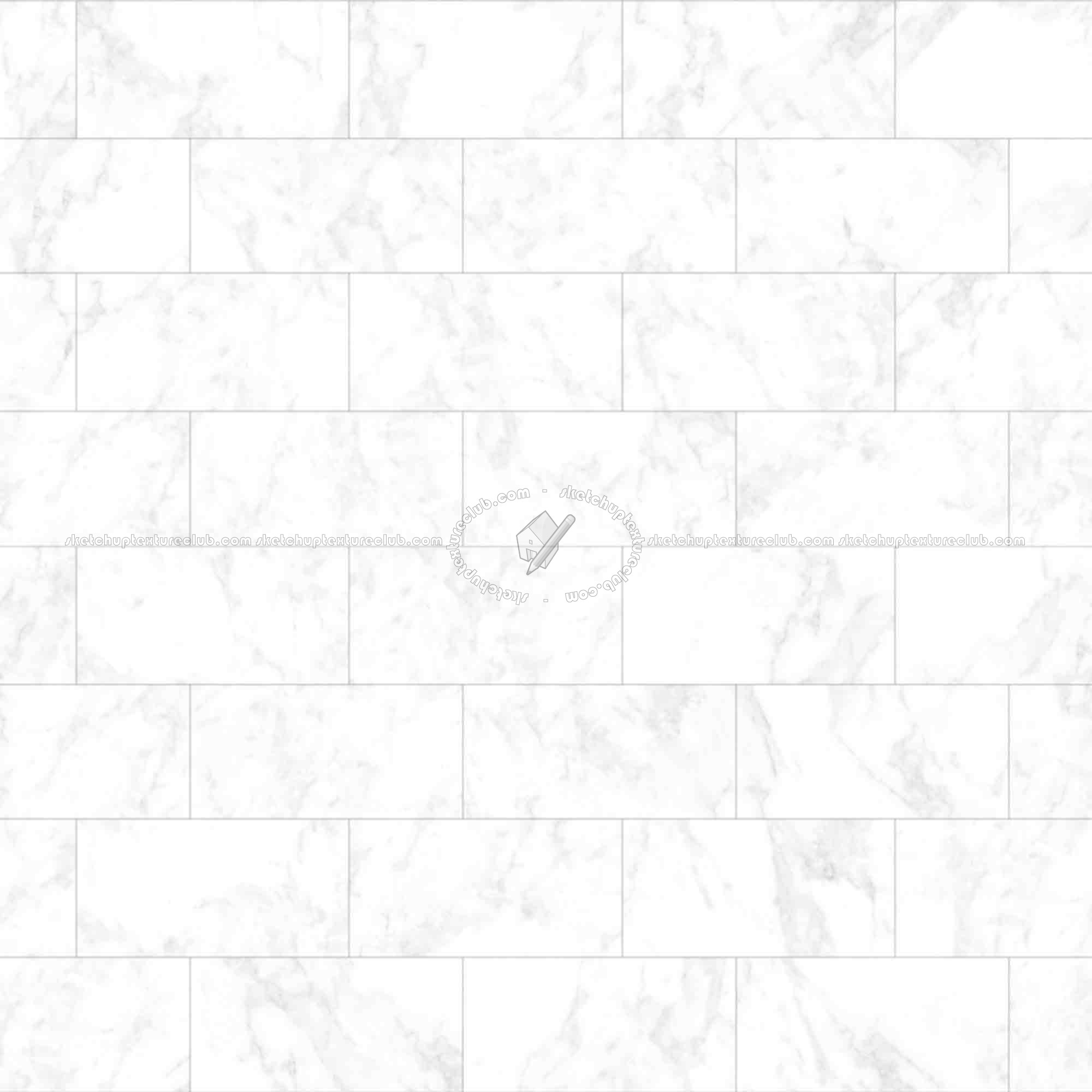 Textures   -   ARCHITECTURE   -   TILES INTERIOR   -   Marble tiles   -   White  - Carrara white marble floor PBR texture seamless 21748 - Ambient occlusion
